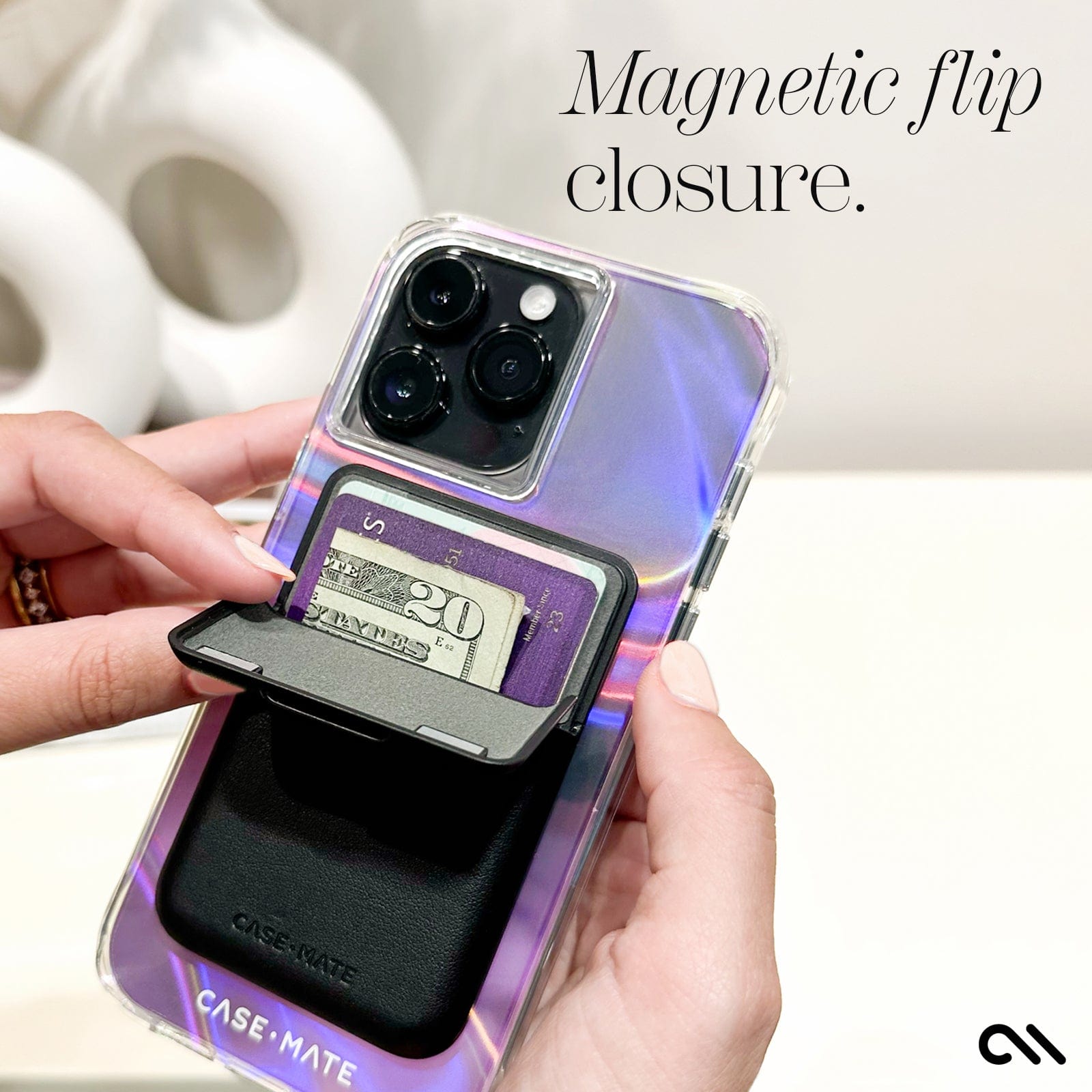 MAGNETIC FLIP CLOSURE