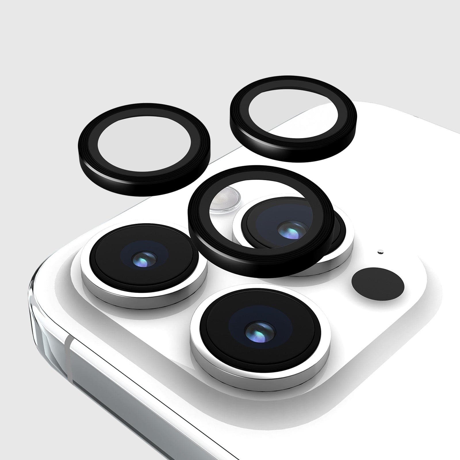 Aluminum Ring Lens Protector Black - iPhone 15 Pro / 15 Pro Max