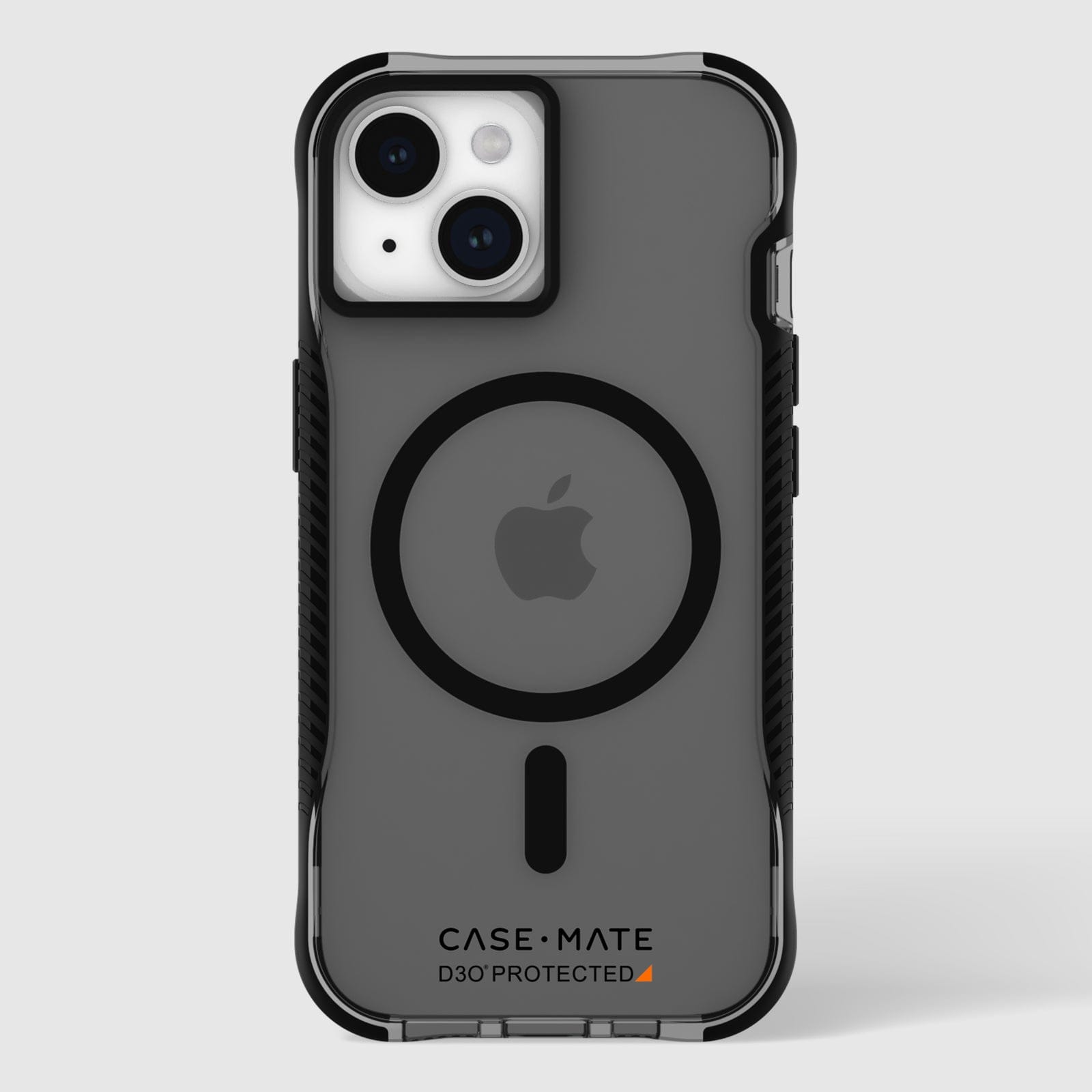 Case-Mate Apple iPhone 15 D3O Tough Grip MagSafe Compatible Case - Smoke