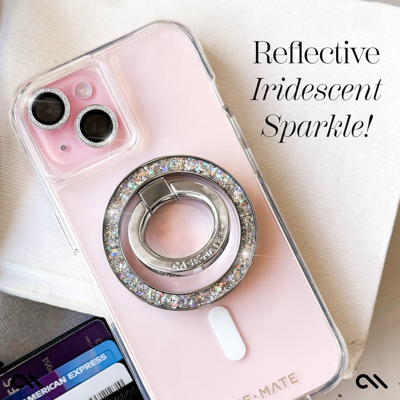 REFLECTIVE IRIDESCENT SPARKLE!
