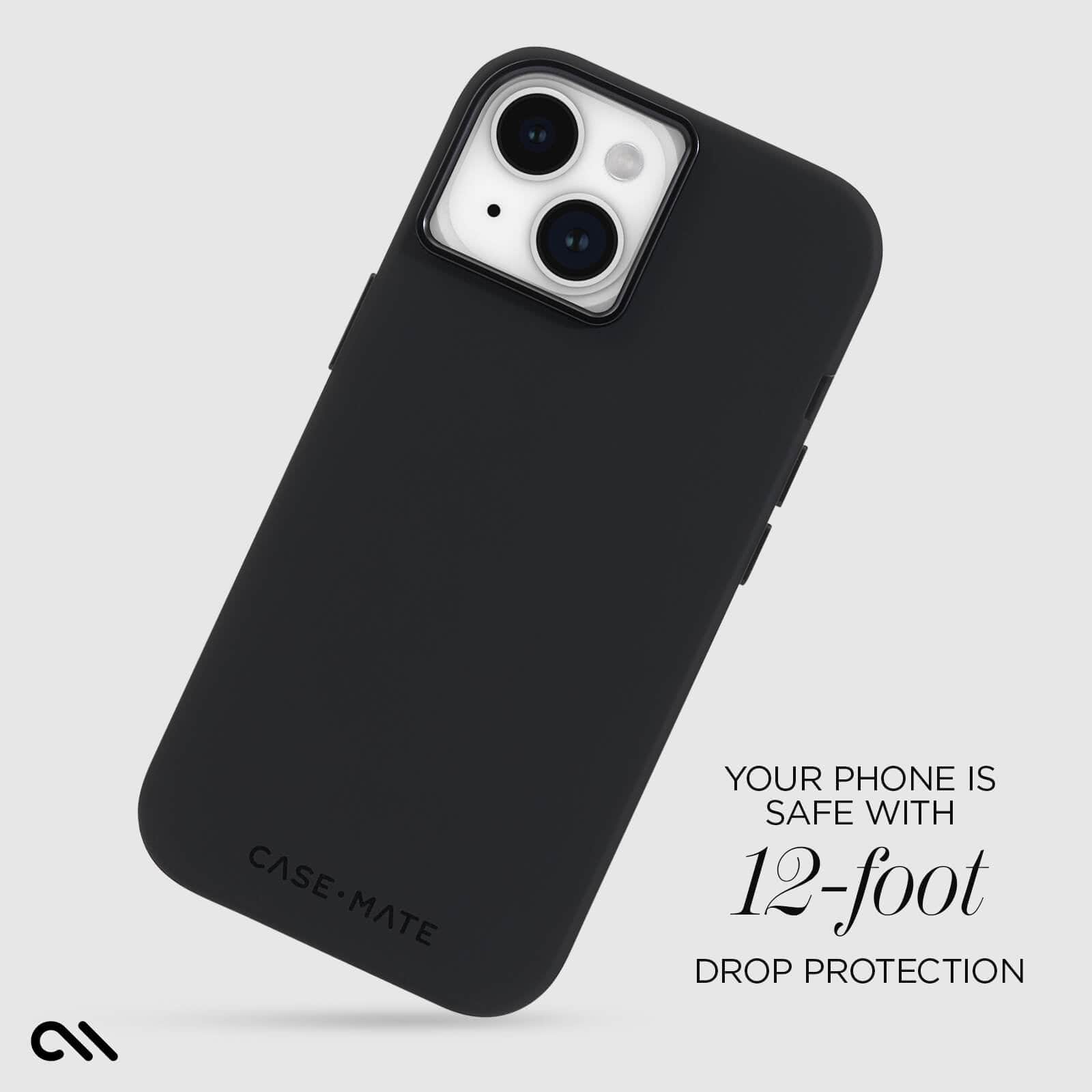 YOUR PHONE IS SAFE WITH 12-FOOT DROP PROTECTION