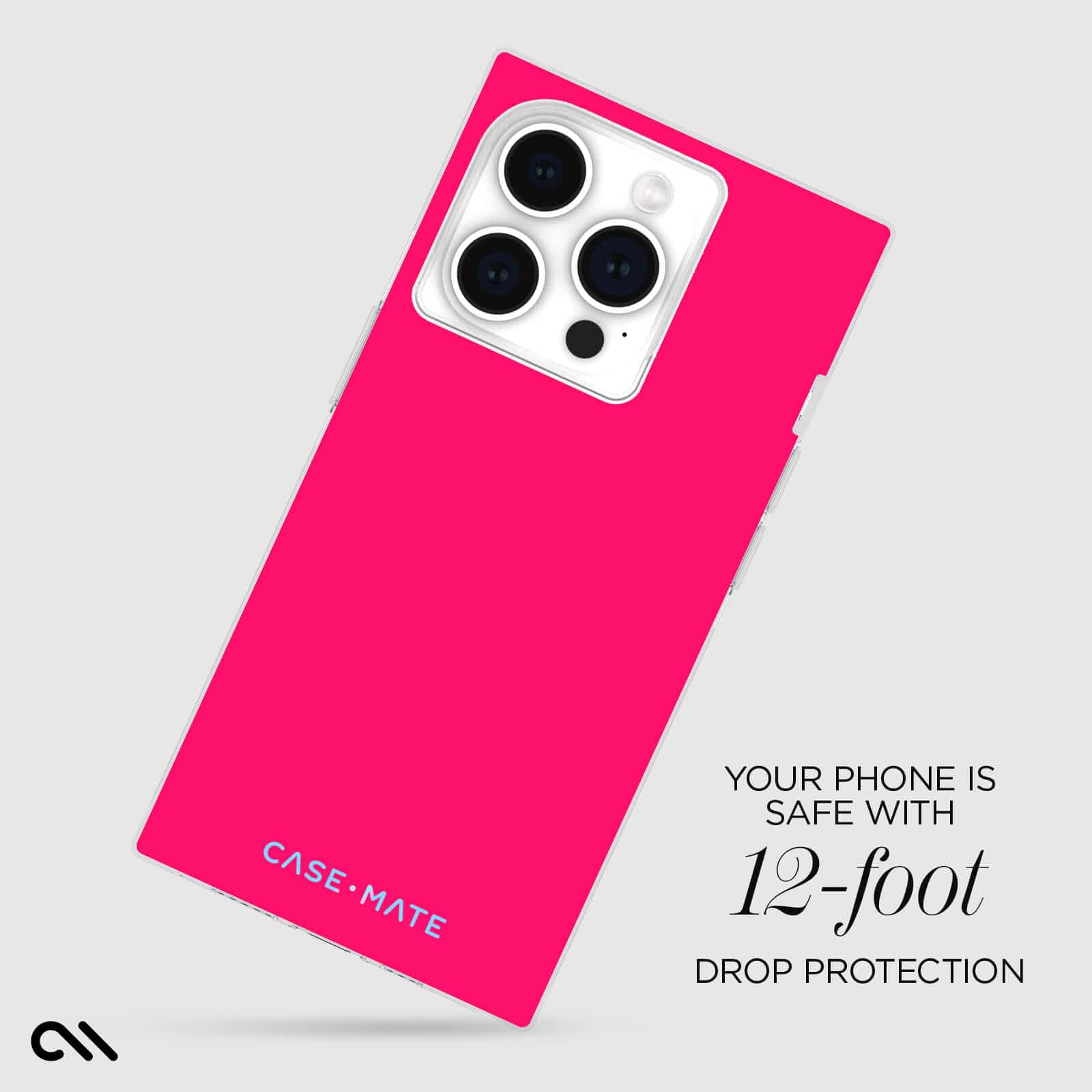 YOUR PHONE IS SAFE WITH 12-FOOT DROP PROTECTION