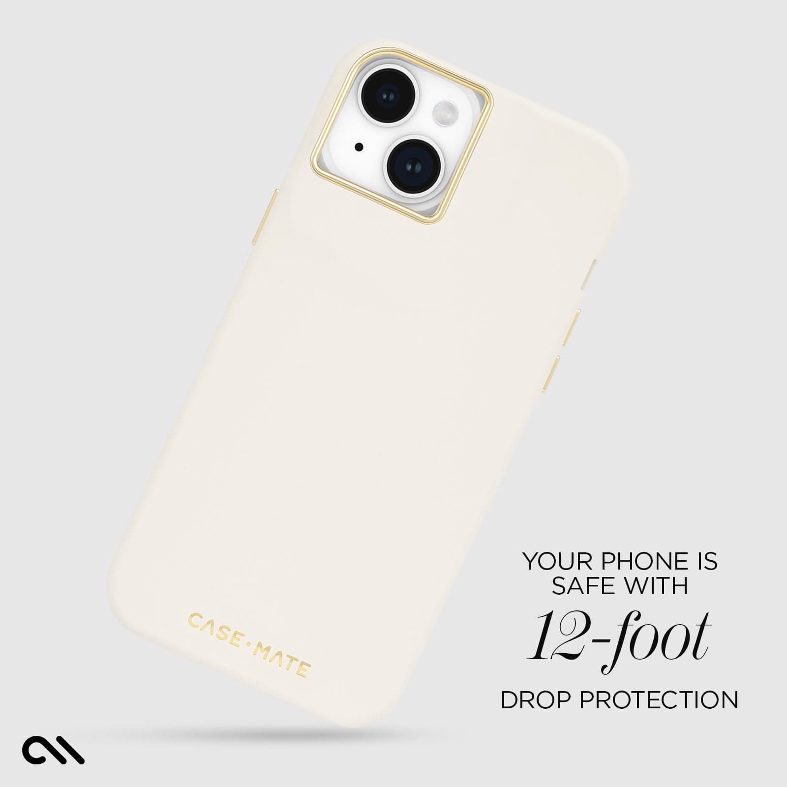 YOUR PHONE IS SAFE WITH 12-FOOT DROP PROTECTION