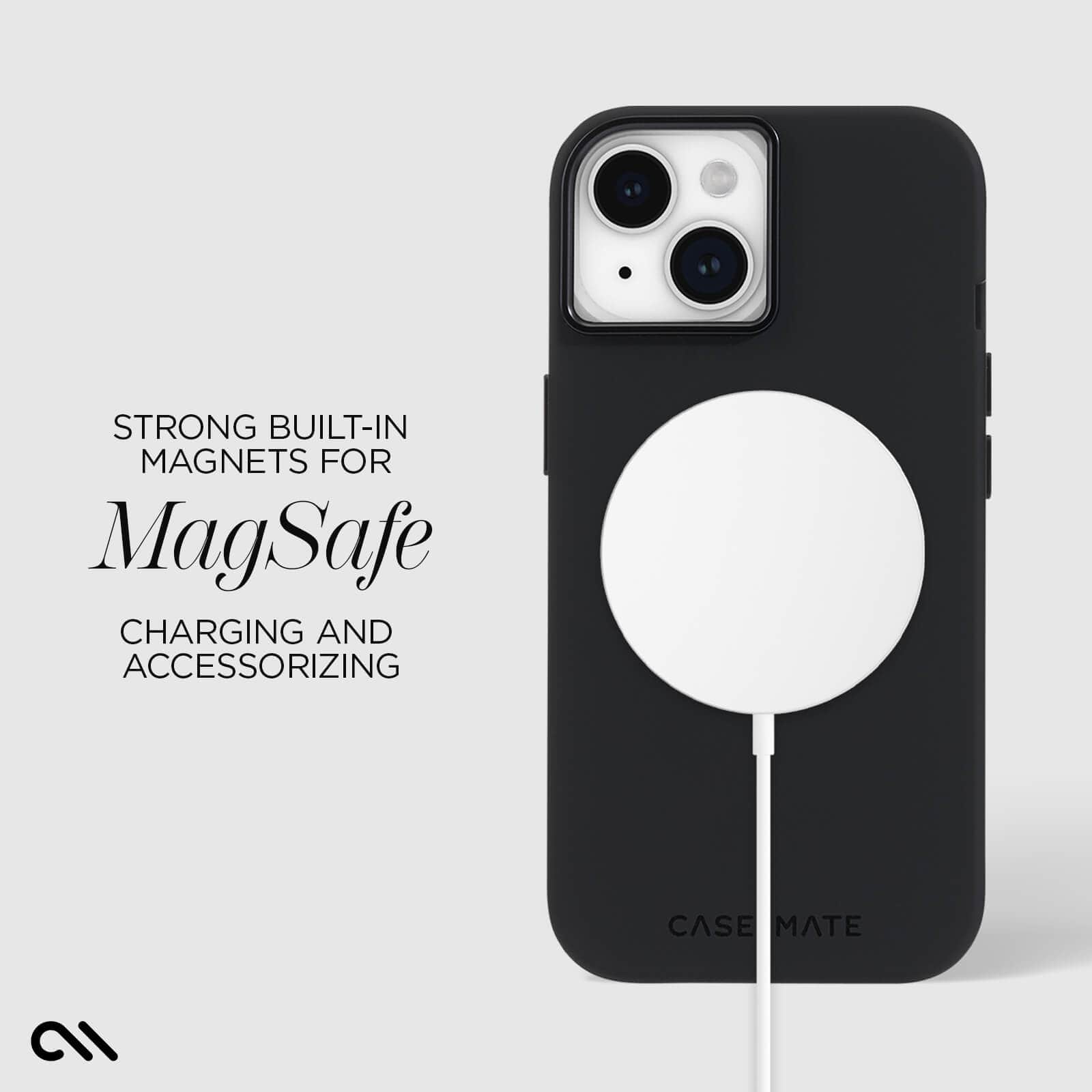 STRONG BUILT-IN MAGNETS FOR MAGSAFE CHARGING AND ACCESSORIZING