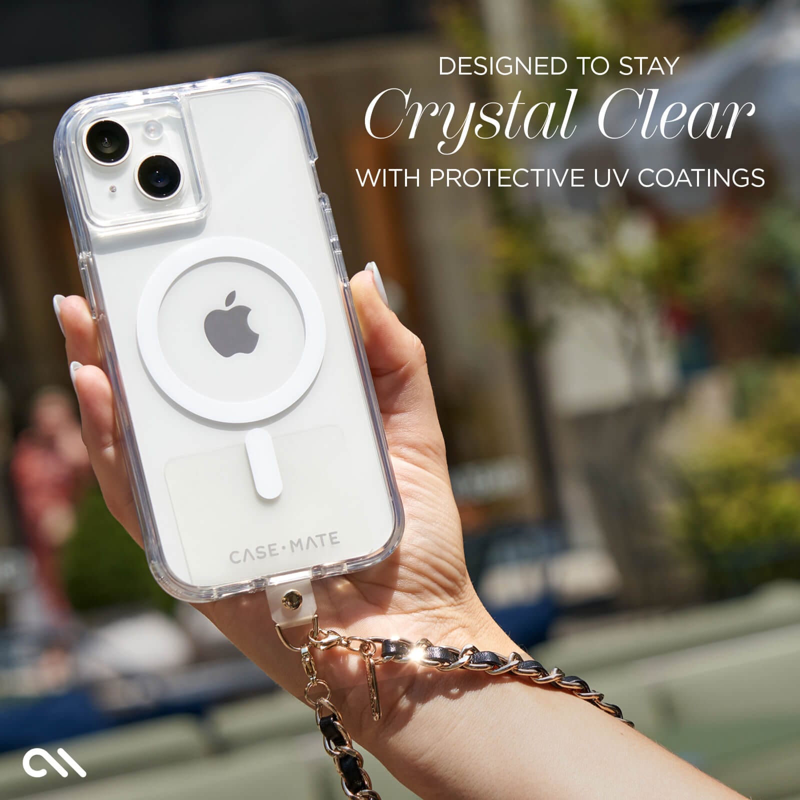 DESIGNED TO STAY CRYSTAL CLEAR WITH PROTECTIVE UV COATING