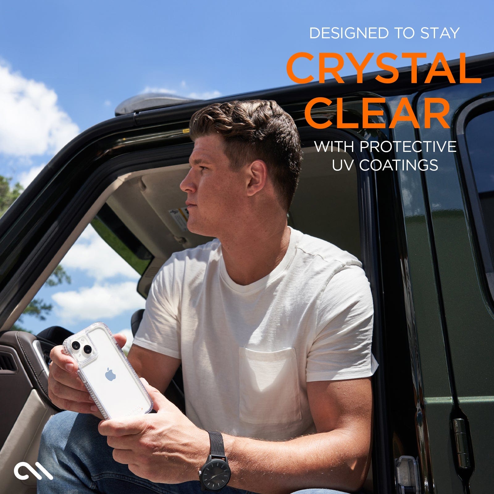 DESIGNED TO STAY CRYSTAL CLEAR WITH PROTECTIVE UV COATINGS