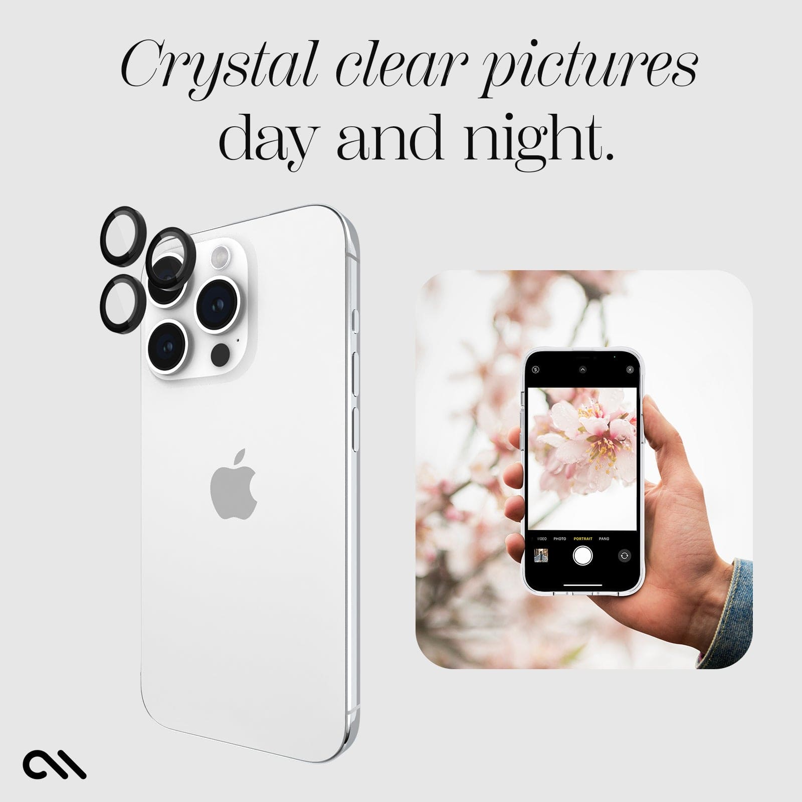 Camera Lens Protector Black - iPhone 15 Pro / 15 Pro Max