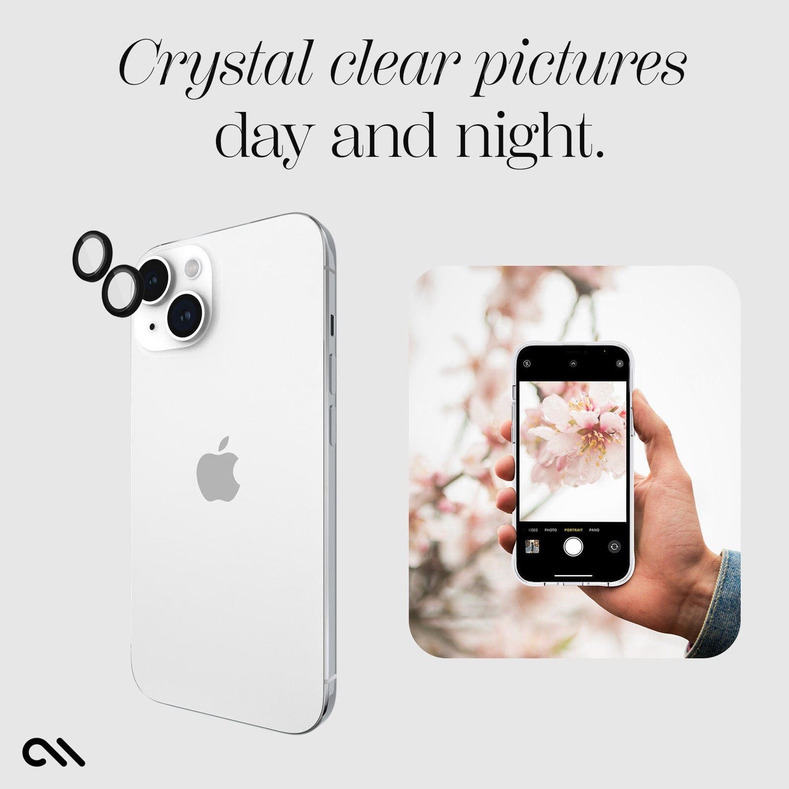 Camera Lens Protector Black - iPhone 15 / 15 Plus