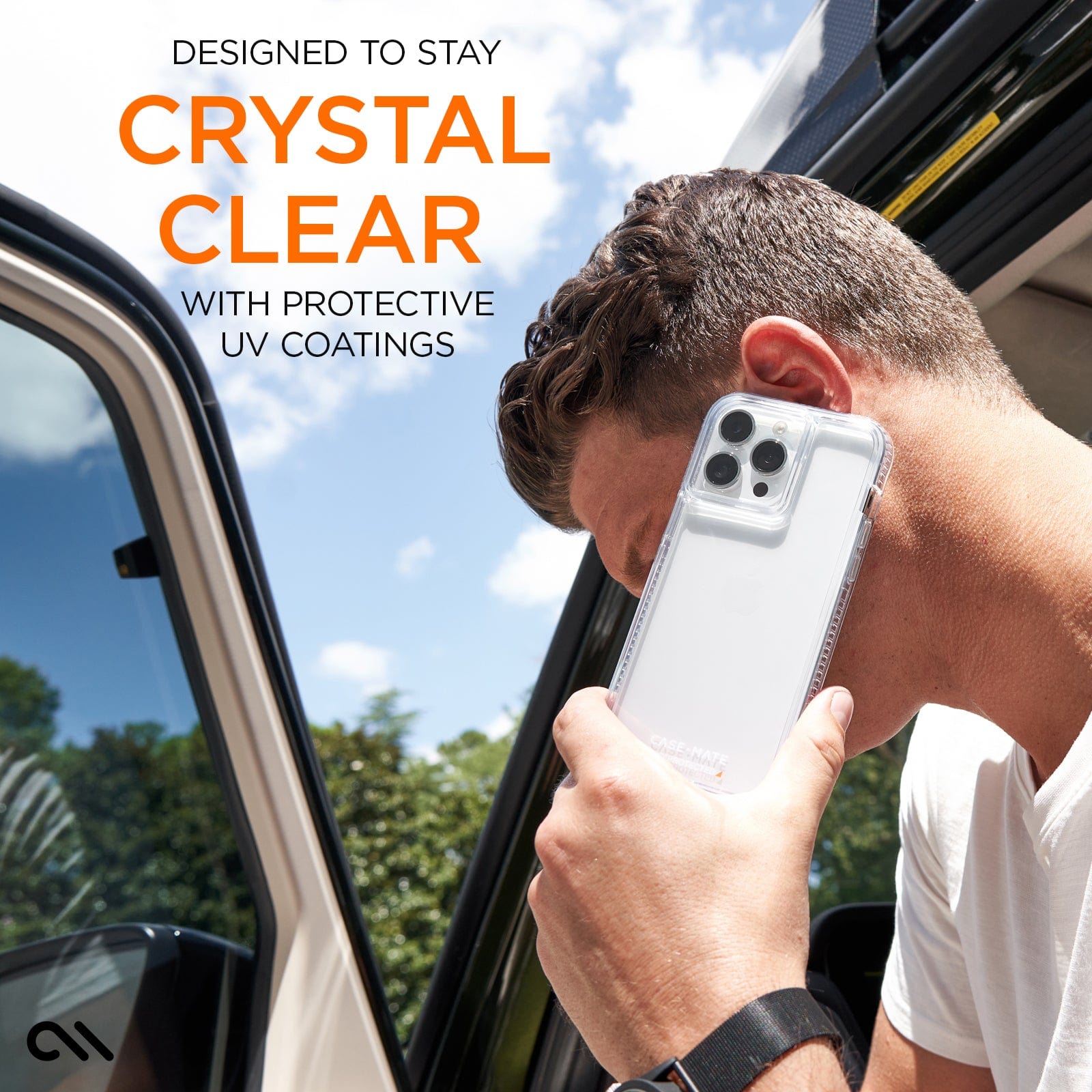 DESIGNED TO STAY CRYSTAL CLEAR WITH PROTECTIVE UV COATINGS