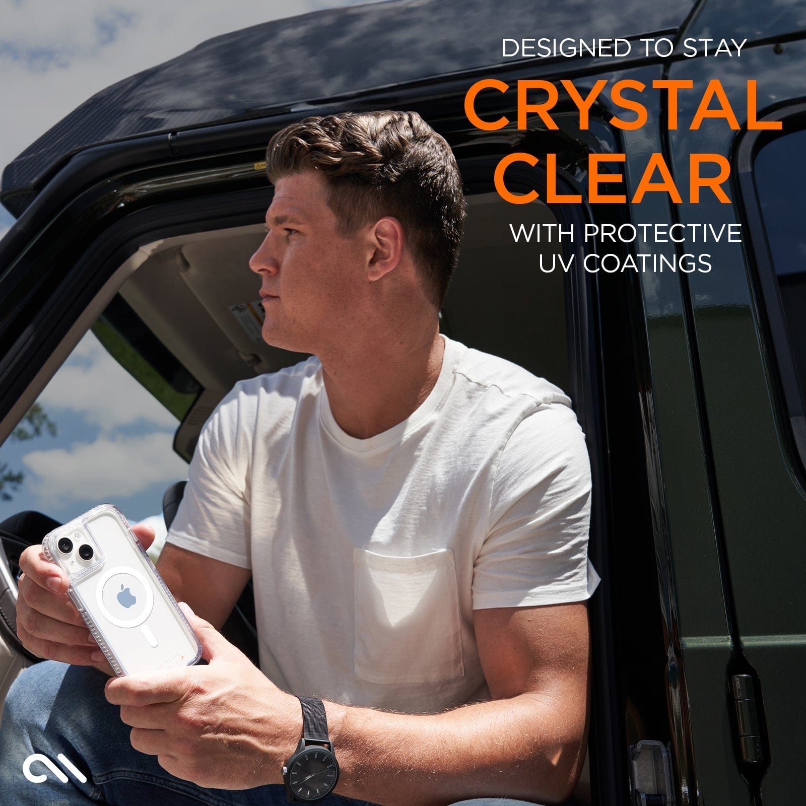 DESIGNED TO STAY CRYSTAL CLEAR WITH PROTECTIVE UV COATINGS