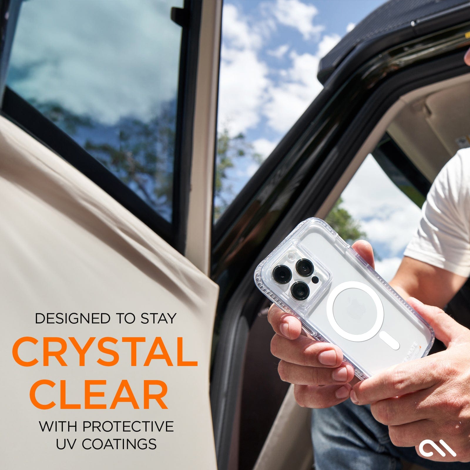 DESIGNED TO STAY CRYSTAL CLEAR WITH PROTECTIVE UV COATINGS