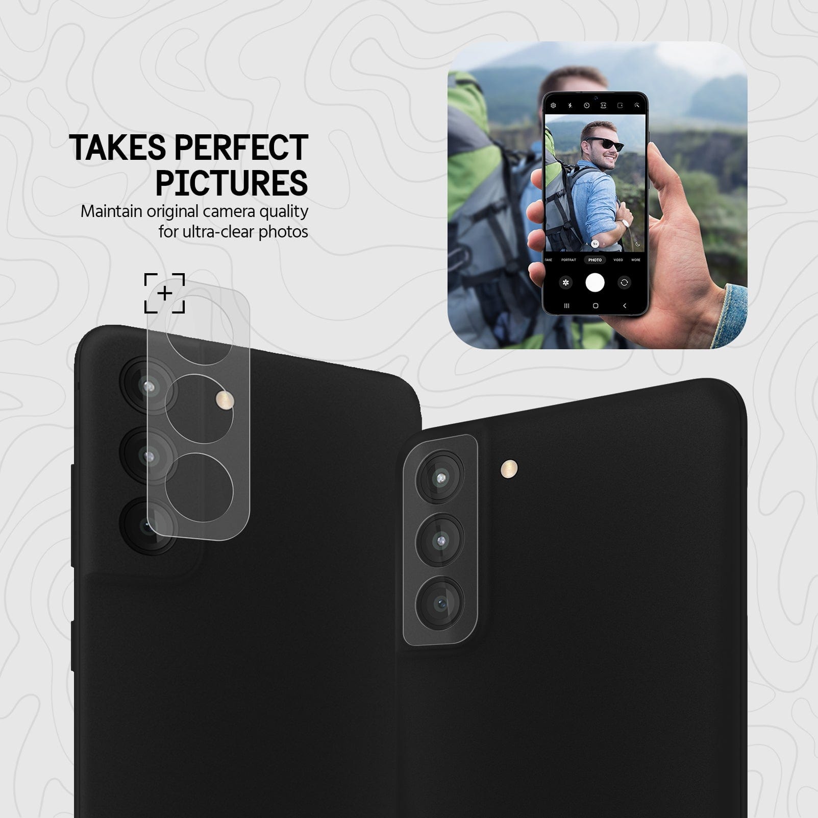 TAKES PERFECT PICTURES. MAINTAIN ORIGINAL CAMERA QUALITY FOR ULTRA-CLEAR PHOTOS
