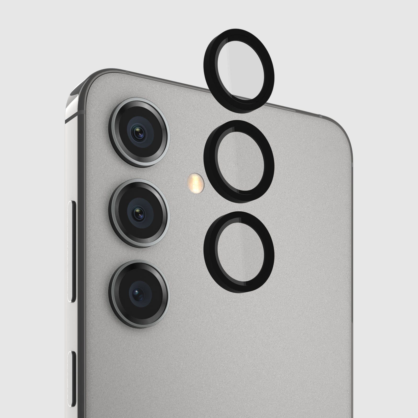 Pelican Aluminum Ring Lens Protector Black - Galaxy S24+