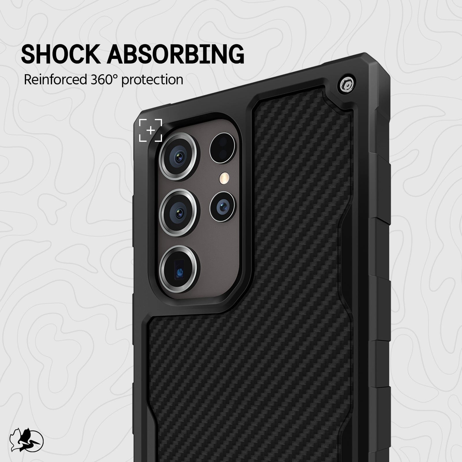 SHOCK ABSORBING REINFORCED 360 DEGREE PROTECTION