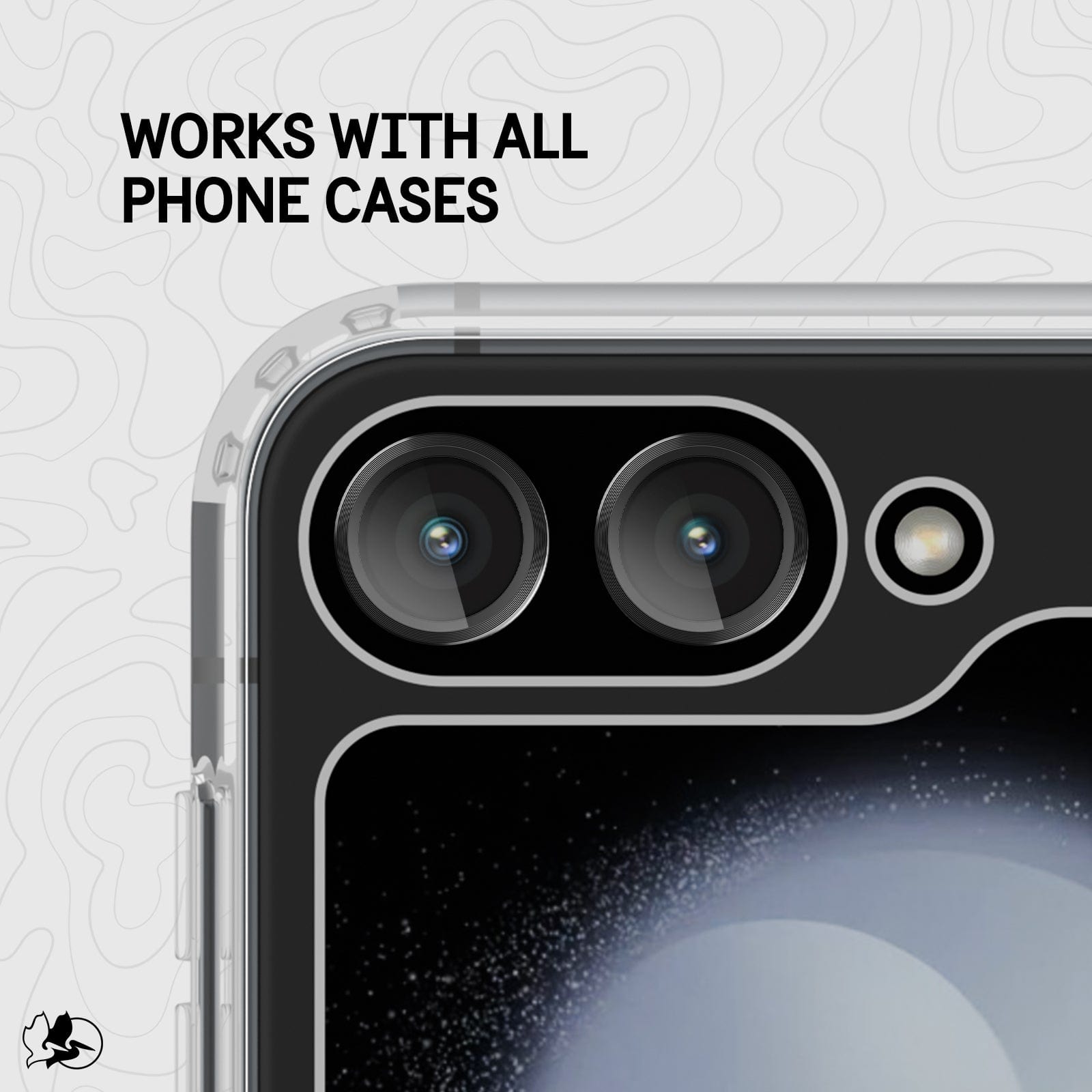 WORKS WITH ALL PHONE CASES