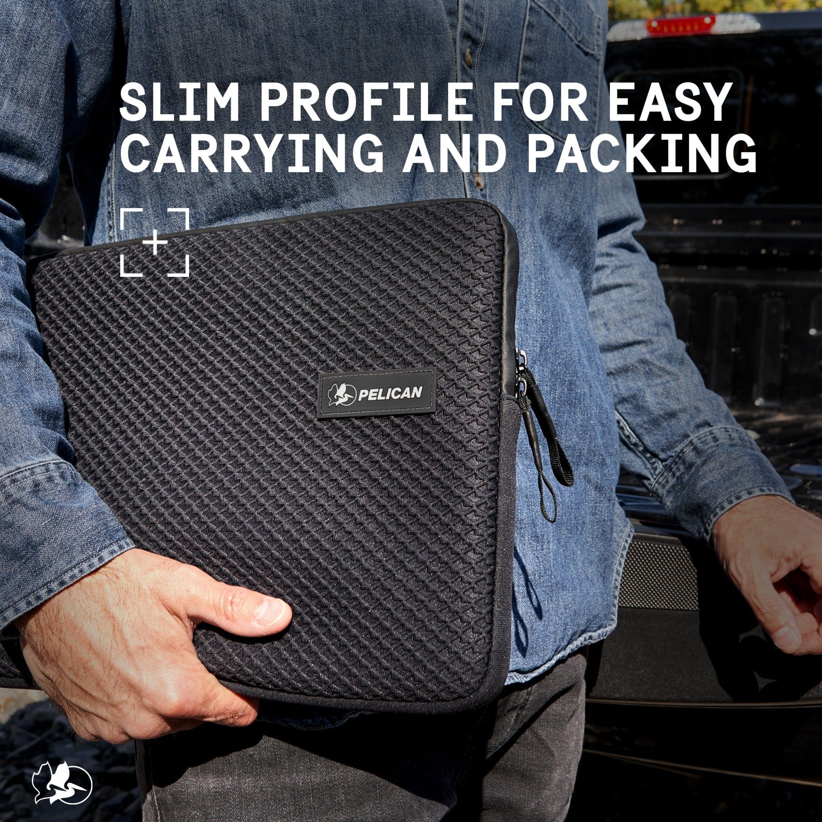 SLIM PROFILE FOR EASY CARRYING AND PACKING