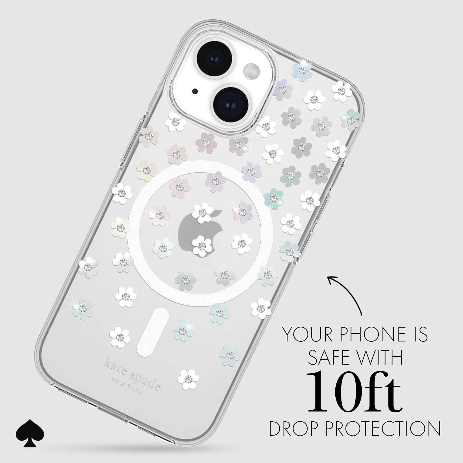 YOUR PHONE IS SAFE WITH 10FT DROP PROTECTION
