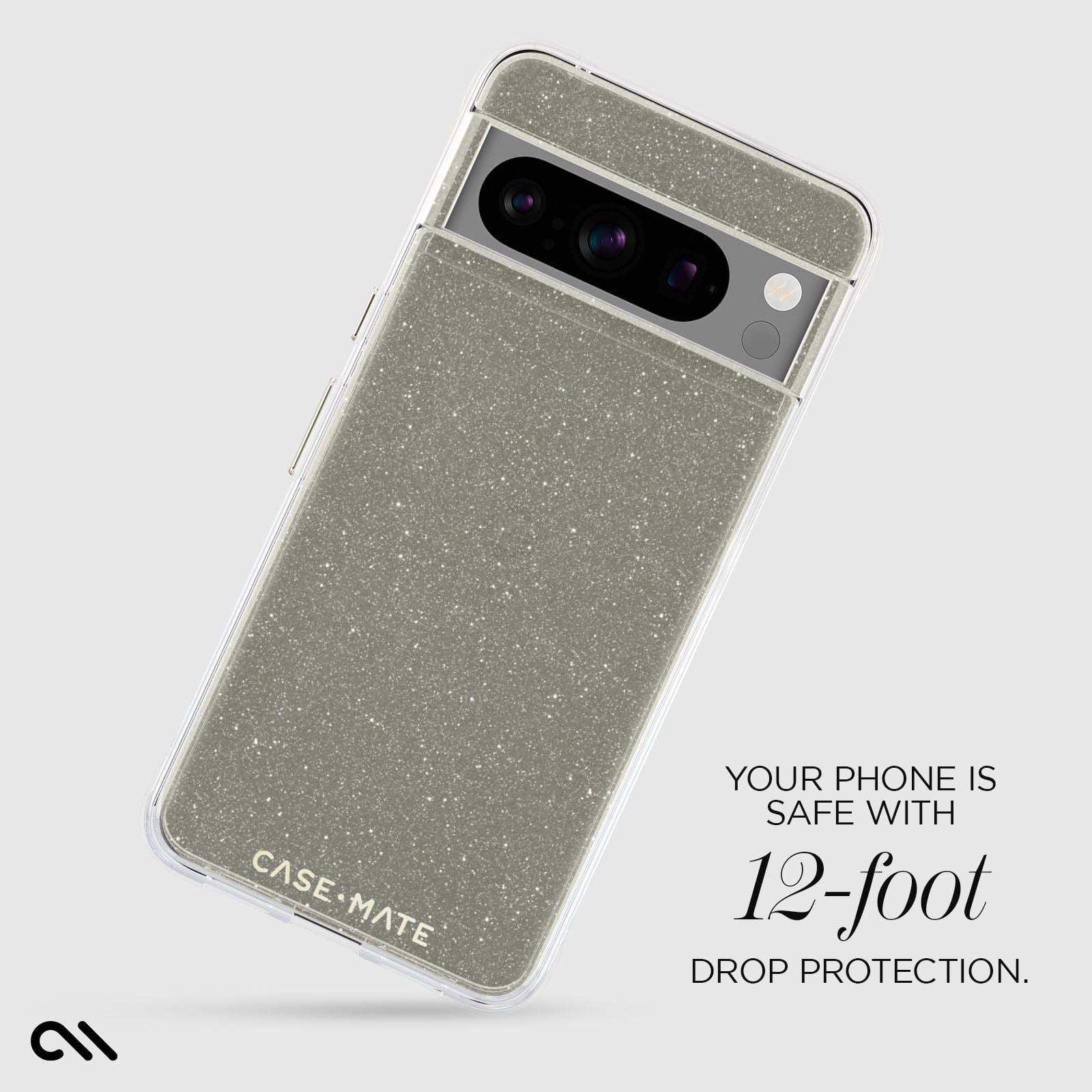 YOUR PHONE IS SAFE WITH 12-FOOT DROP PROTECTION