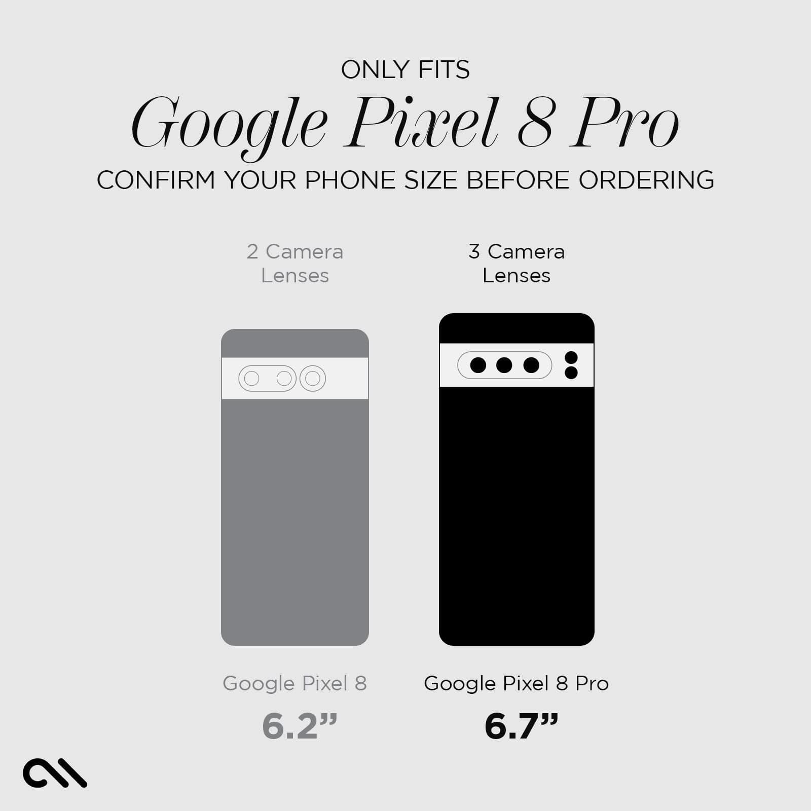 GOOGL EPIXEL 8 PRO. CONFIRM YOUR PHONE SIZE BEFORE ORDERING