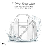 Water-resistant , keeps your belongings safe on rainy days
#color_silver chrome