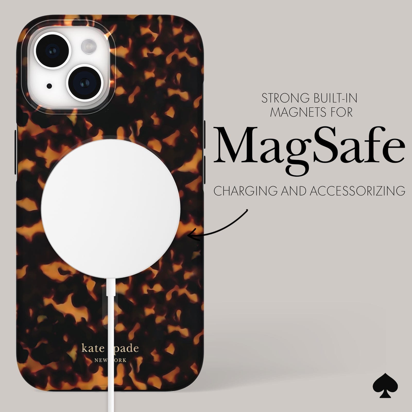 STRONG BUILT-IN MAGNETS FOR MAGSAFE CHARGING AND ACCESSORIZING