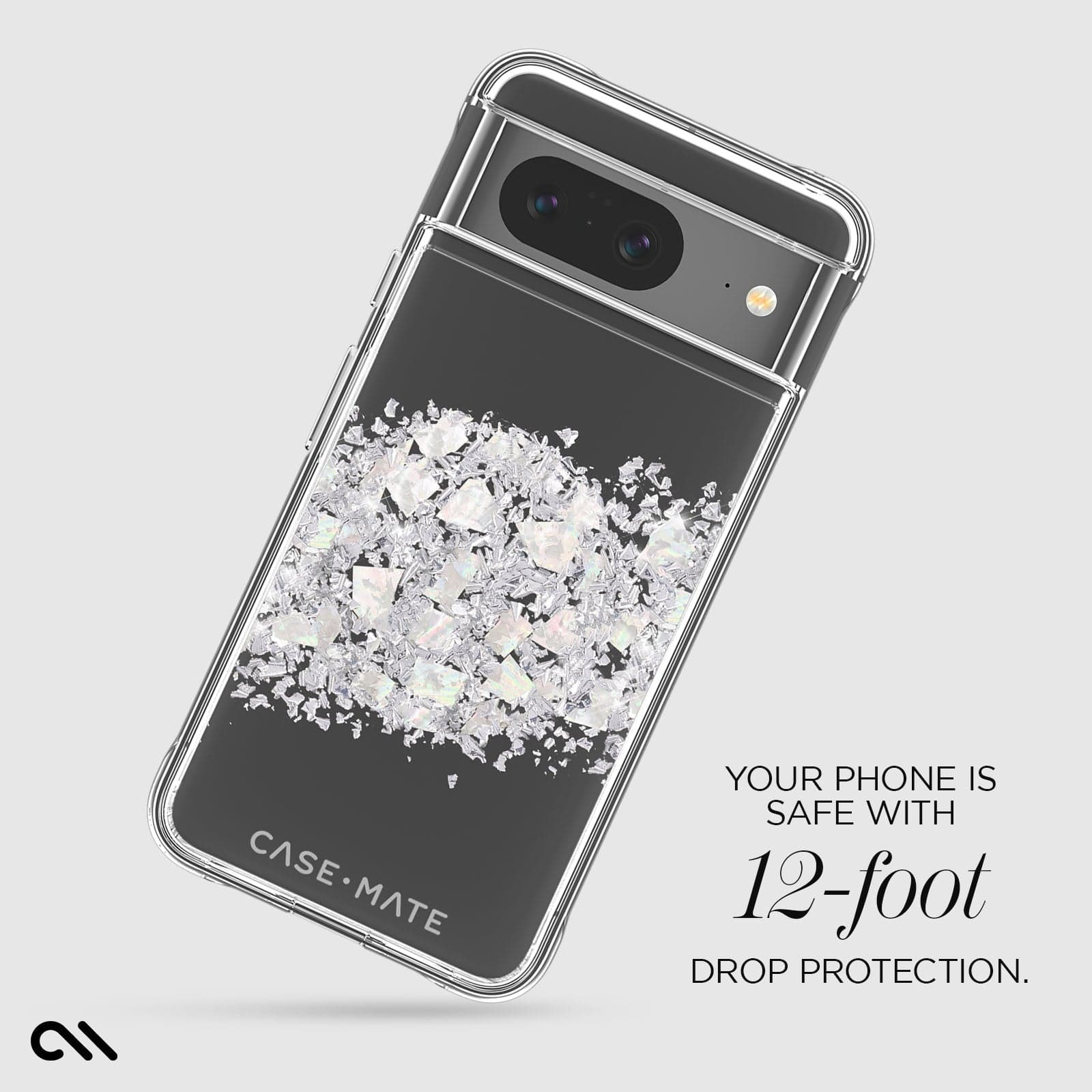 YOUR PHONE IS SAFE WITH 12-FOOT DROP PROTECTION