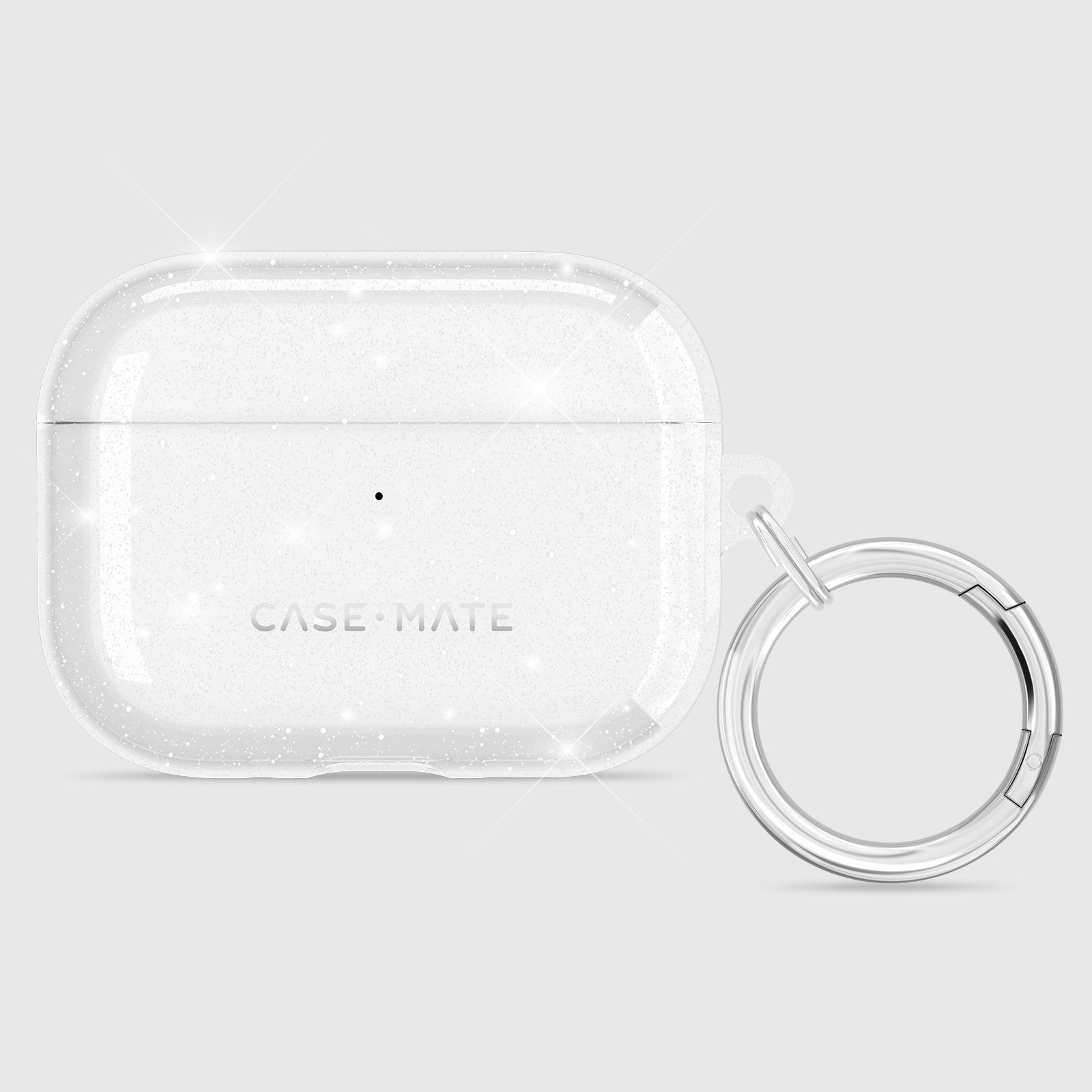 AirPods Pro 3 Case-Mate Twinkle - Twilight Silver w/ Silver Carabiner