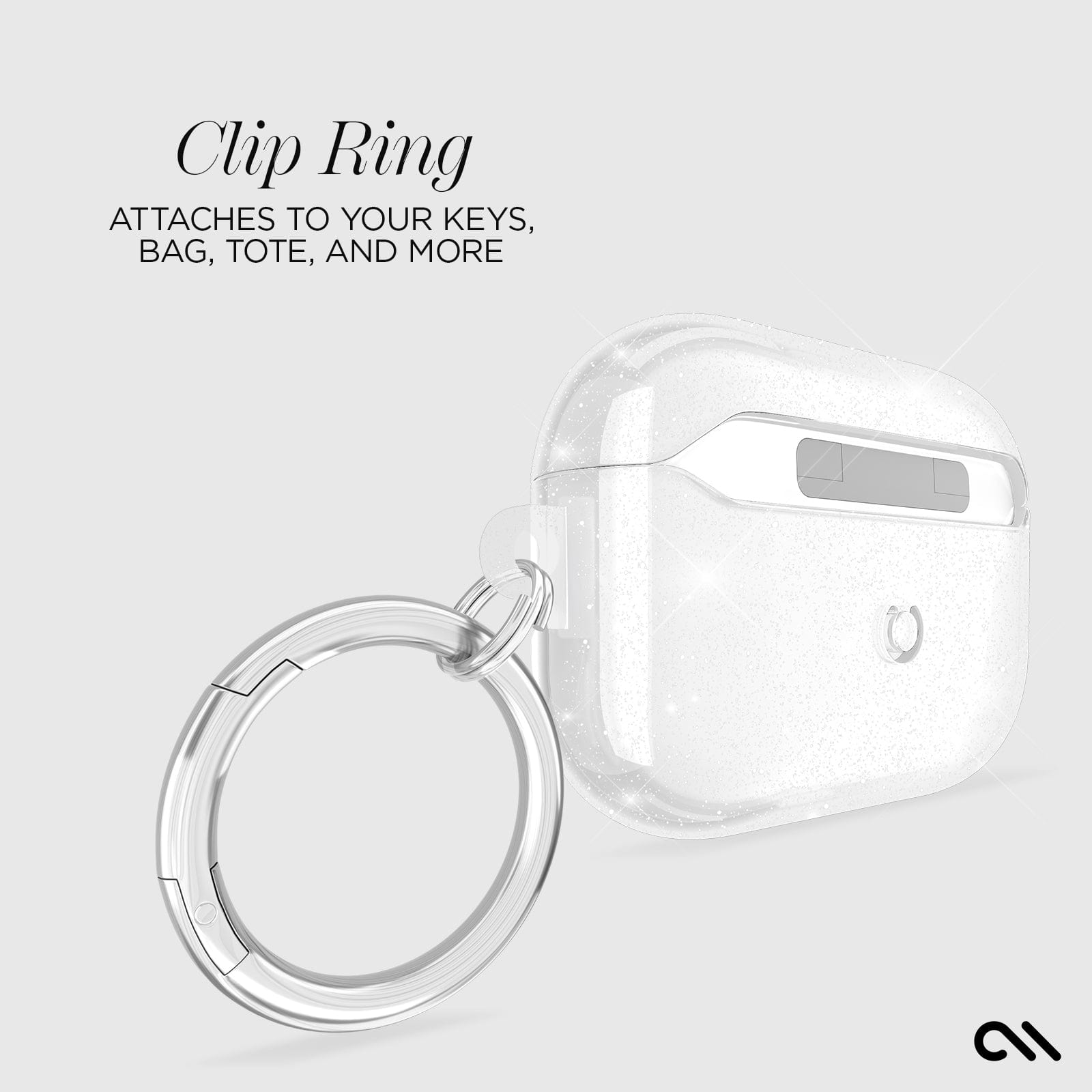 Clip Ring attaches to your keys, bag, tote, and more