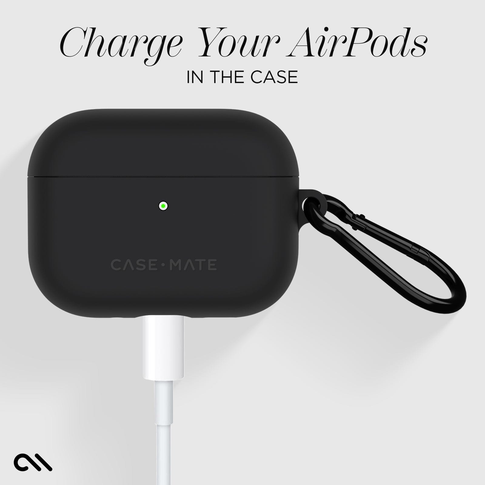 Charge your airpods in the case
