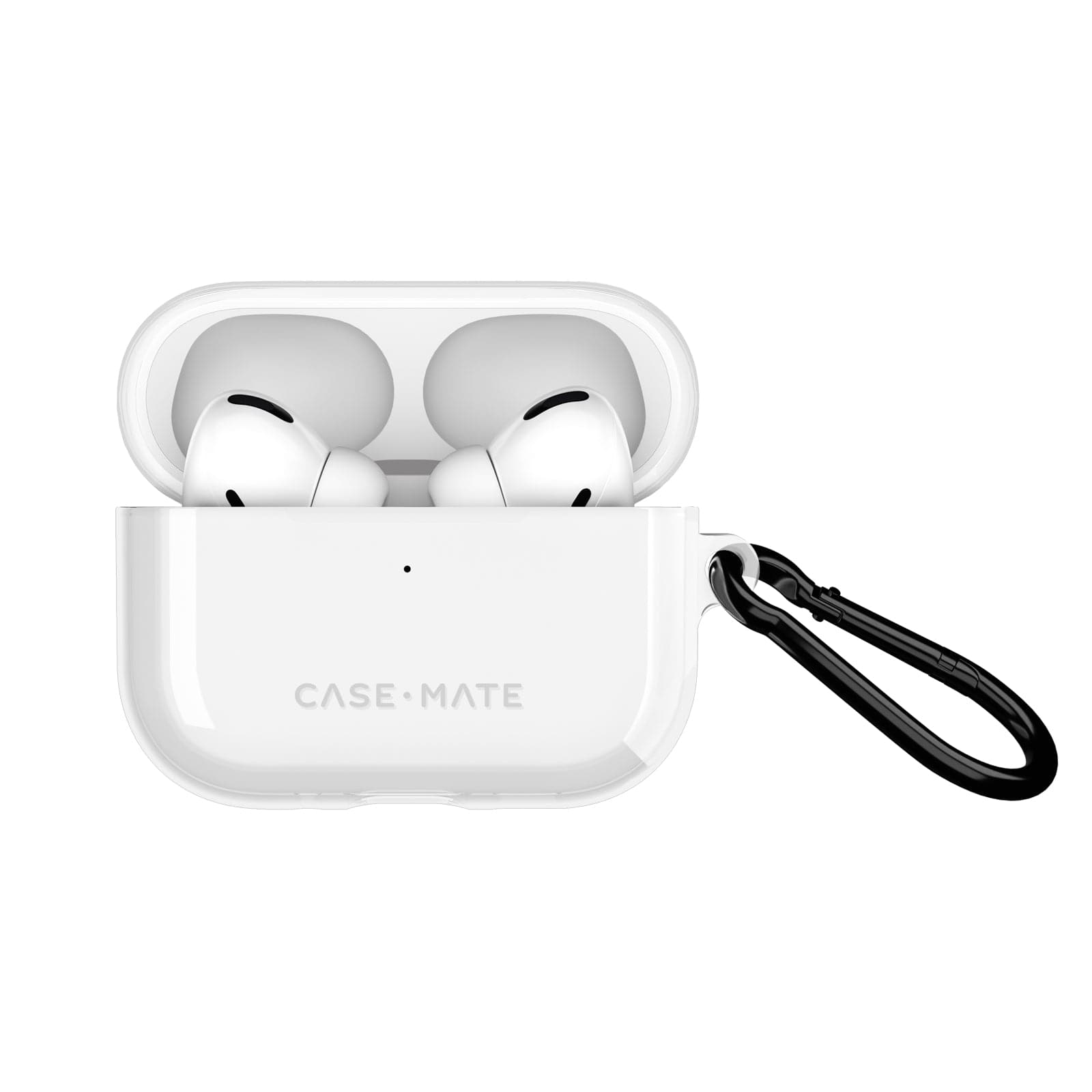 Tough Clear - AirPods Pro 3 with Black Carabiner