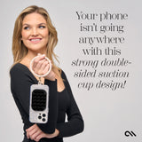 Your phone isn't going anywhere with this strong double-sided suction cup design #color_midnight black