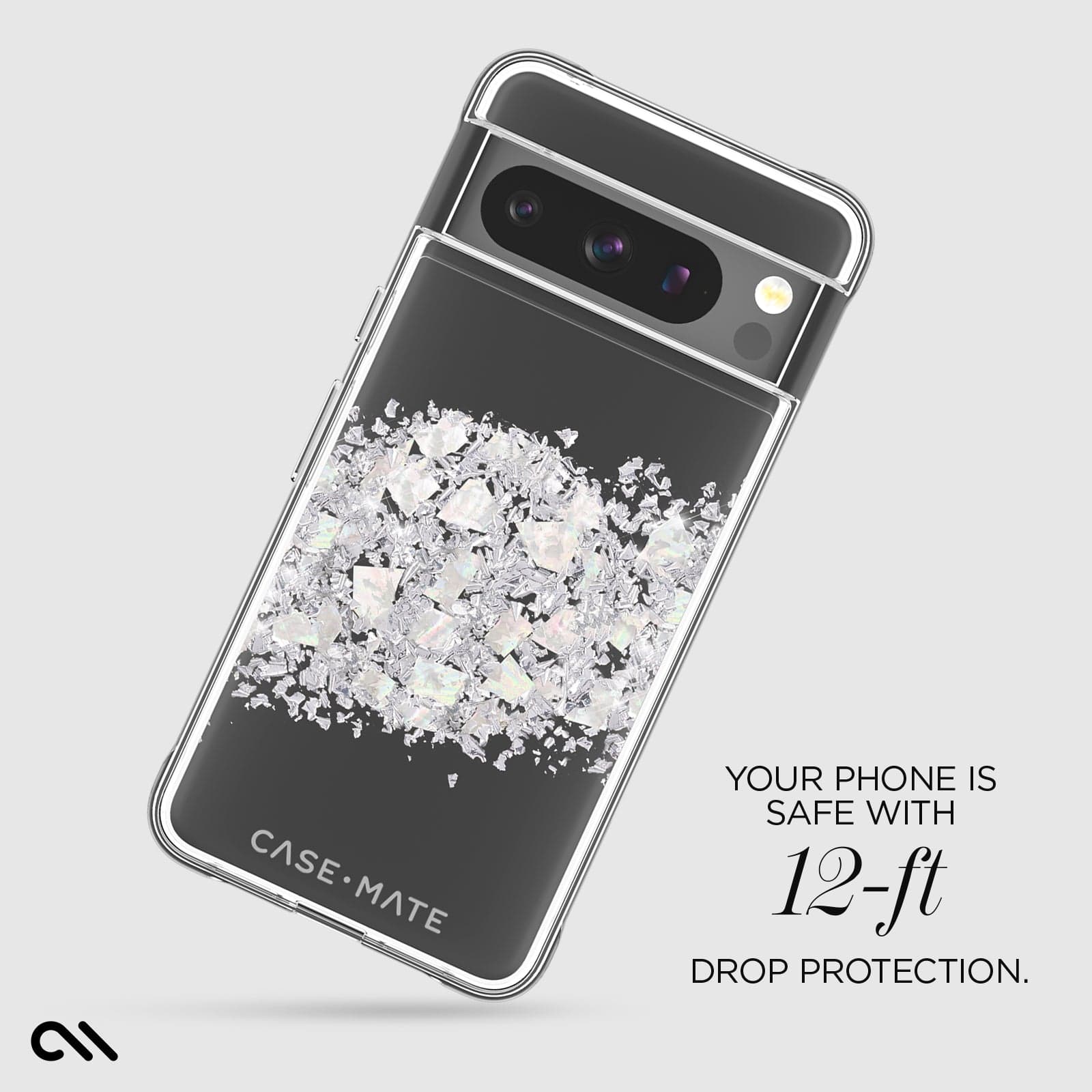 YOUR PHONE IS SAFE WITH 12-FT DROP PROTECTION