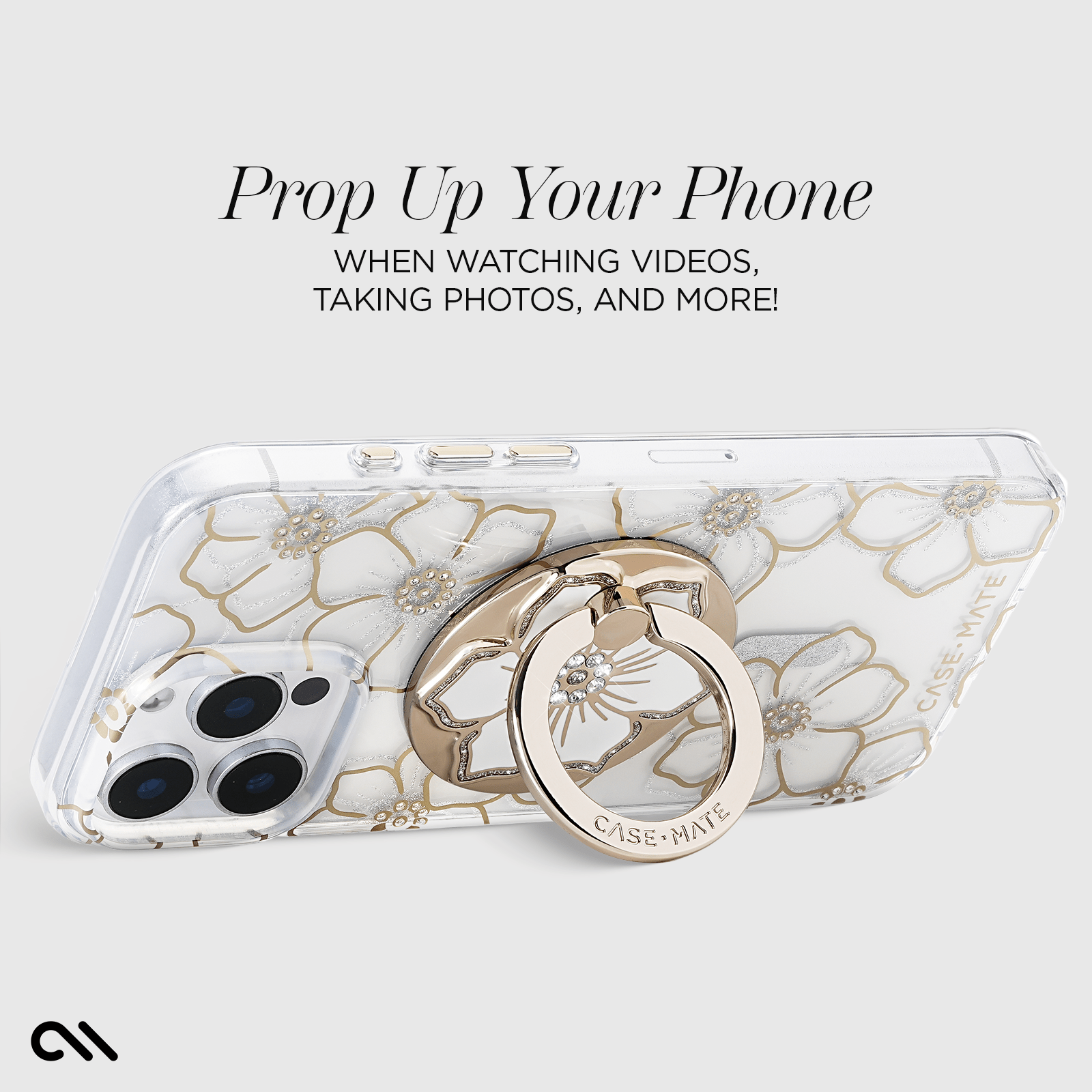 Prop up your phone when watching videos, taking photos, and more!