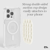 Strong double-sided suction cup design easily attaches to your phone #color_ivory