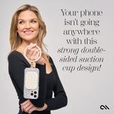 Your phone isn't going anywhere with this strong double-sided suction cup design #color_ivory