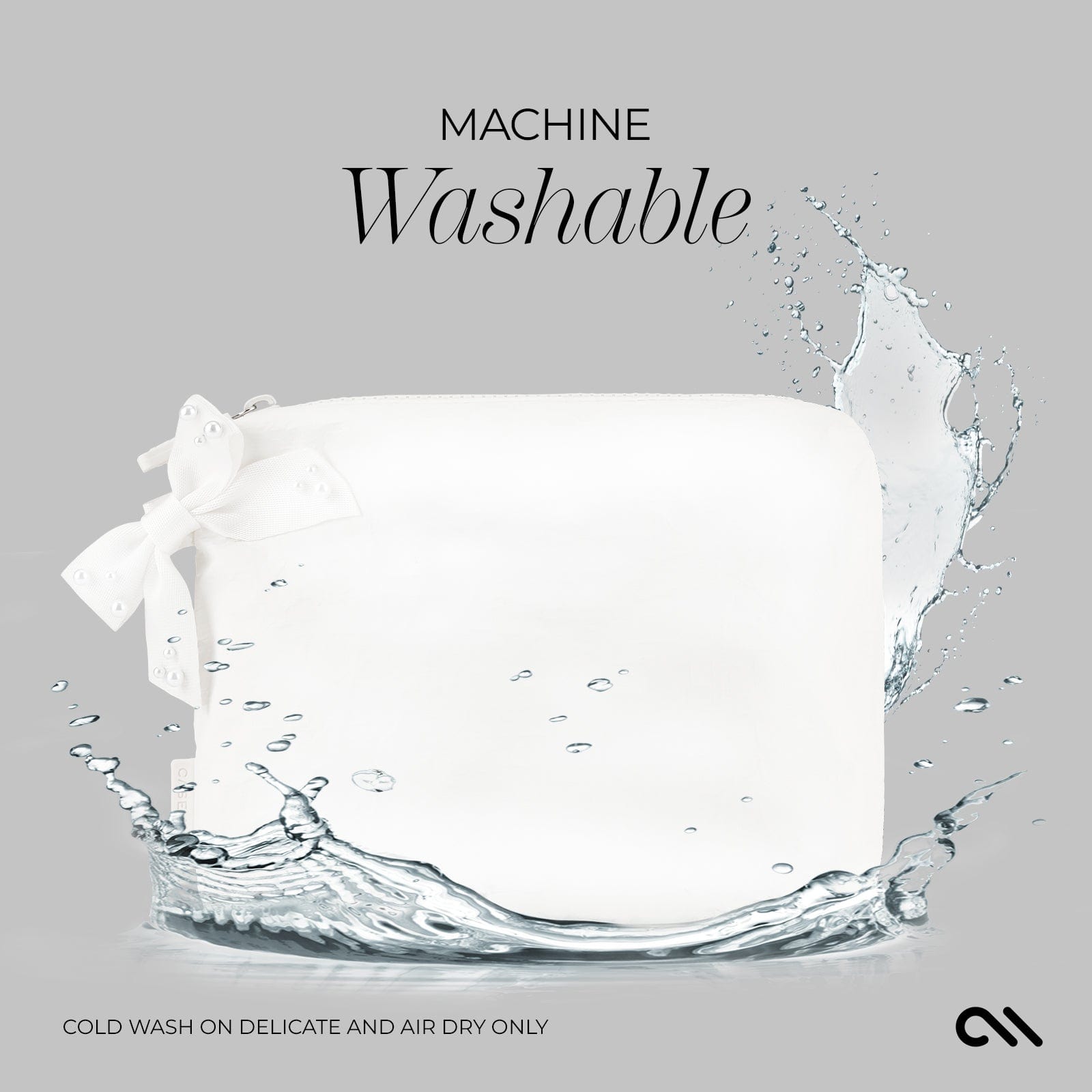 MACHINE WASHABLE #color_ivory pearl bow