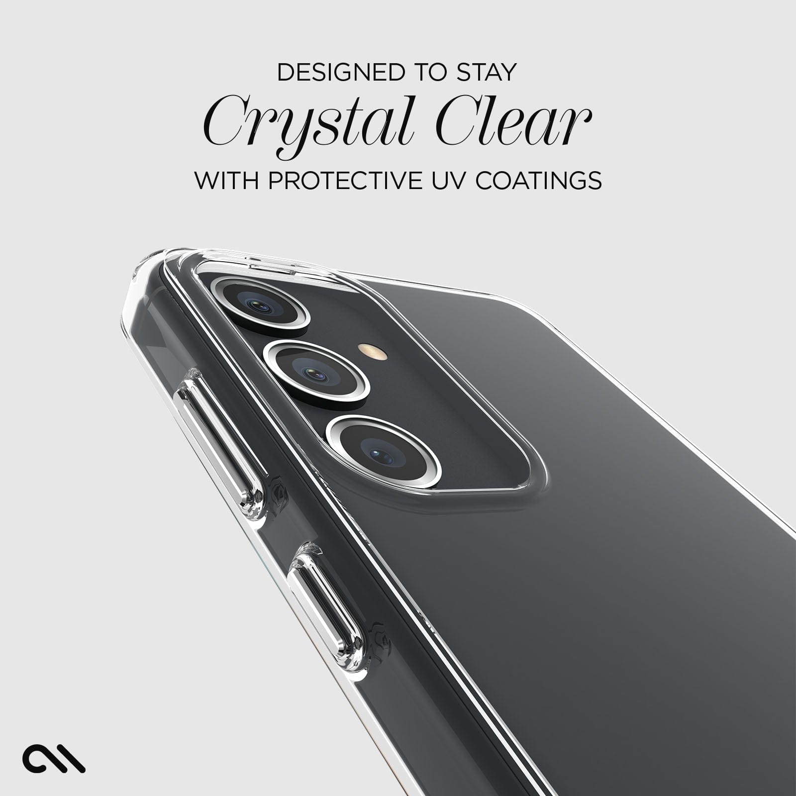 DESIGNED TO STAY CRYSTAL CLEAR WITH PROTECTIVE UV COATINGS