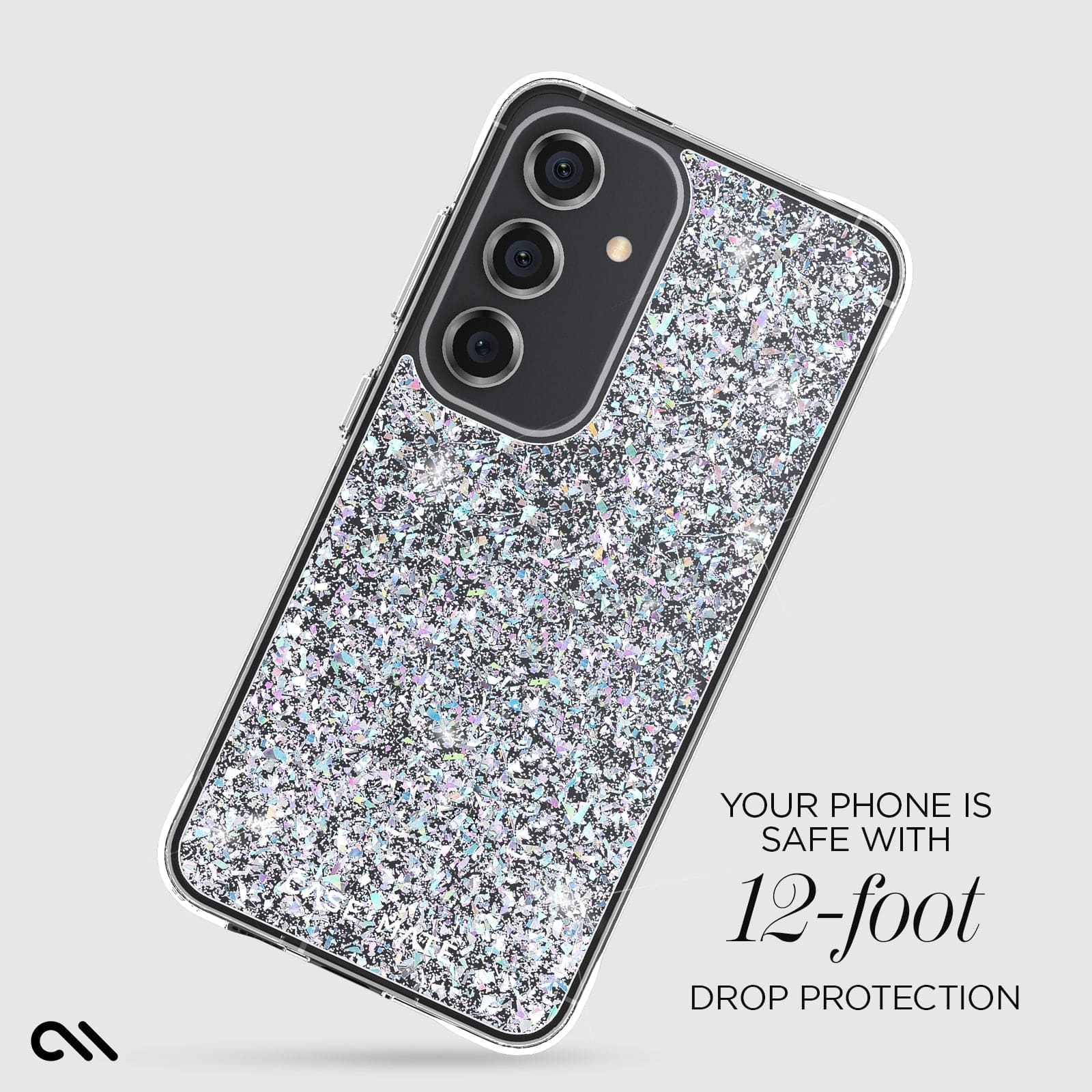 YOUR PHONE IS SAFE WITH 12-FOOT DROP PROTECTION