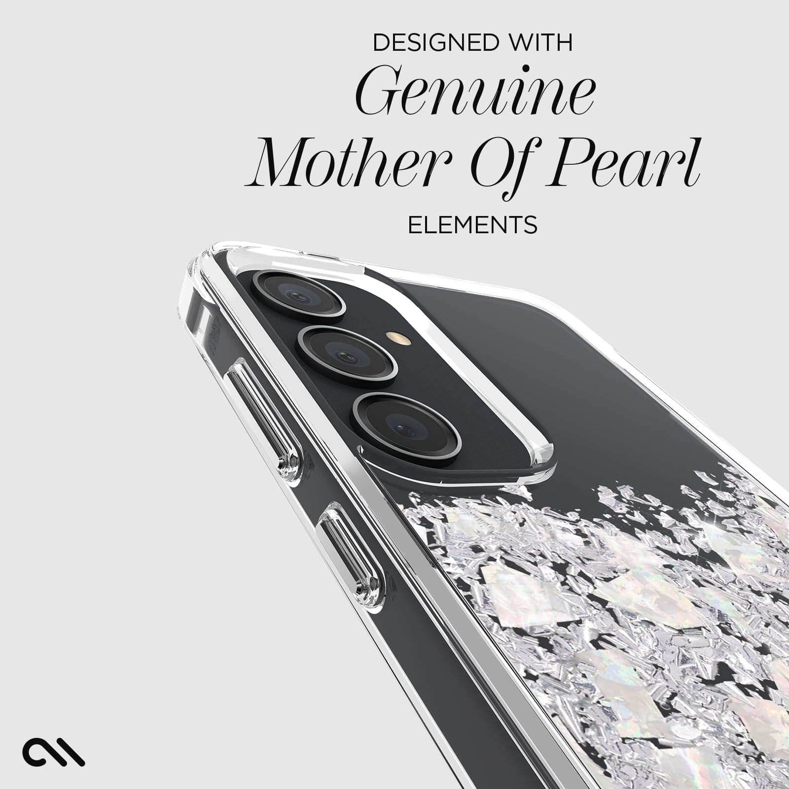 DESIGNED WITH GENUINE MOTHER OF PEARL ELEMENTS