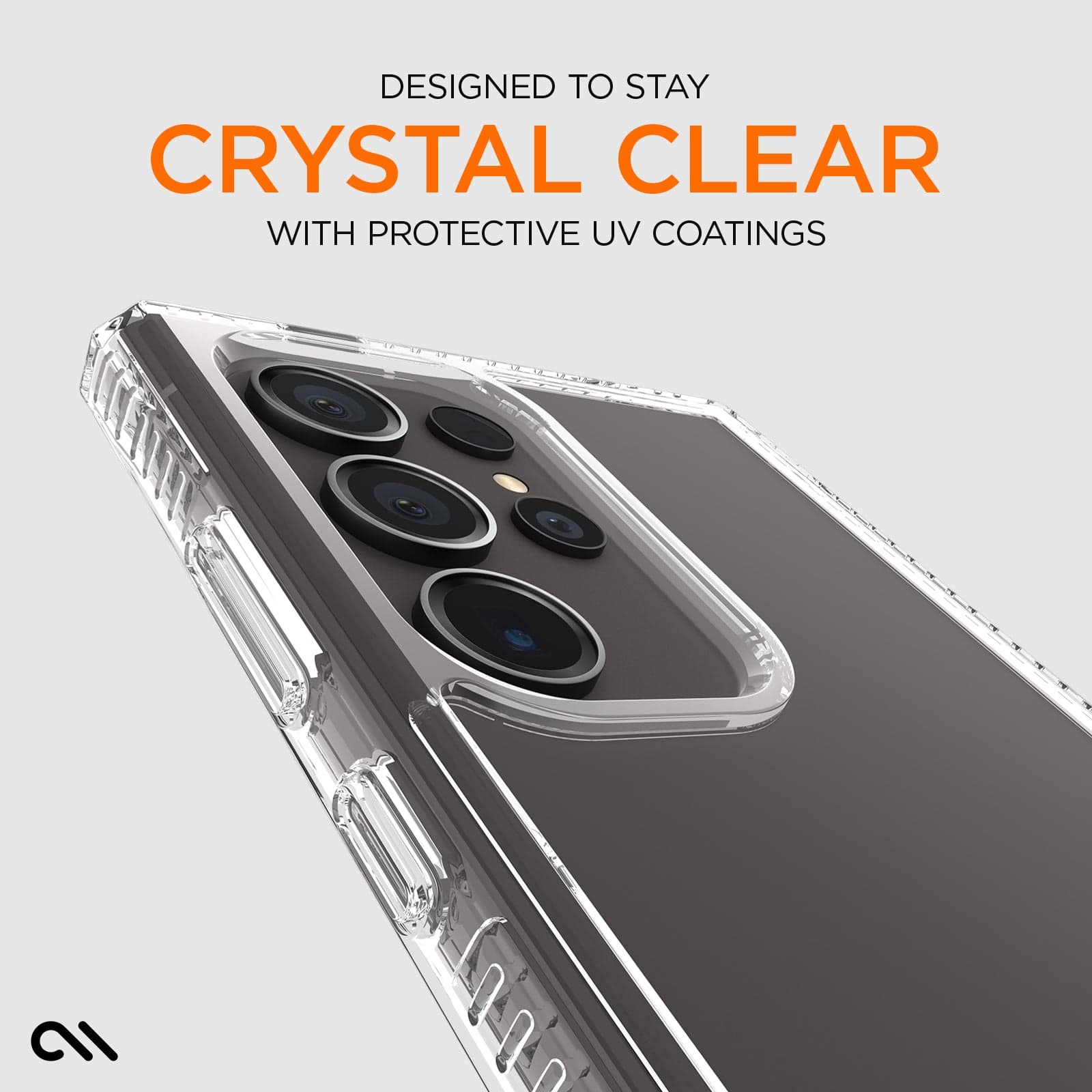 DESIGNED TO STAY CRYSTAL CLEAR WITH PROTECTIVE UV COATINGS
