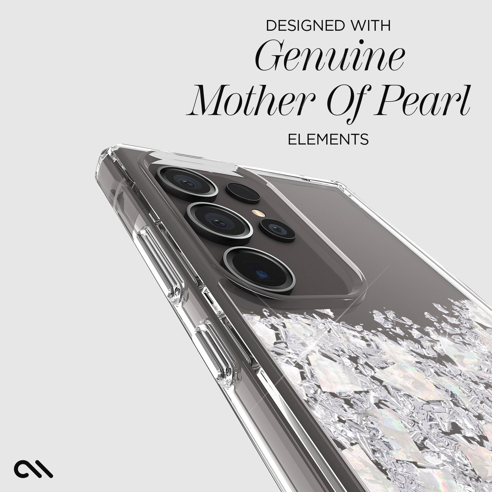 DESIGNED WITH GENUINE MOTHER OF PEARL ELEMENTS