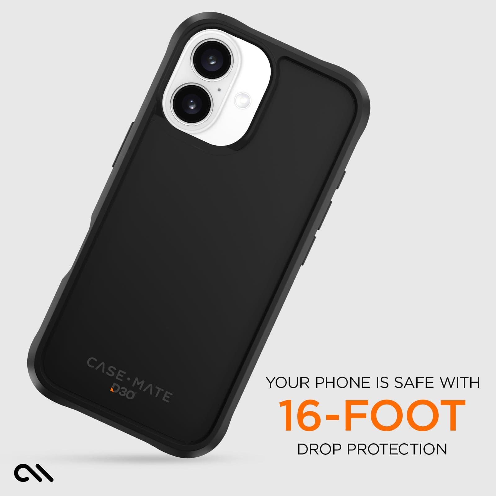 YOUR PHONE IS SAFE WITH 16-FOOT DROP PROTECTION
