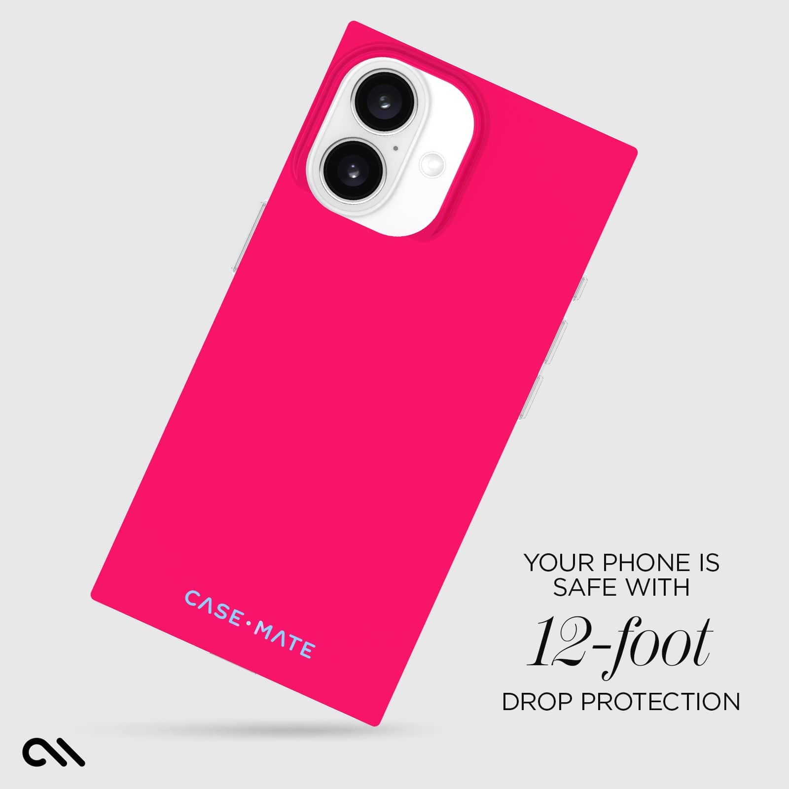 YOUR PHONE IS SAFE WITH 12-FOOT DROP PROTECTION