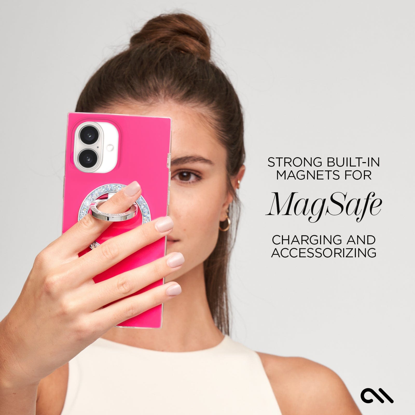 STRONG BUILT-IN MAGNETS FOR MAGSAFE CHARGING AND ACCESSORIZING