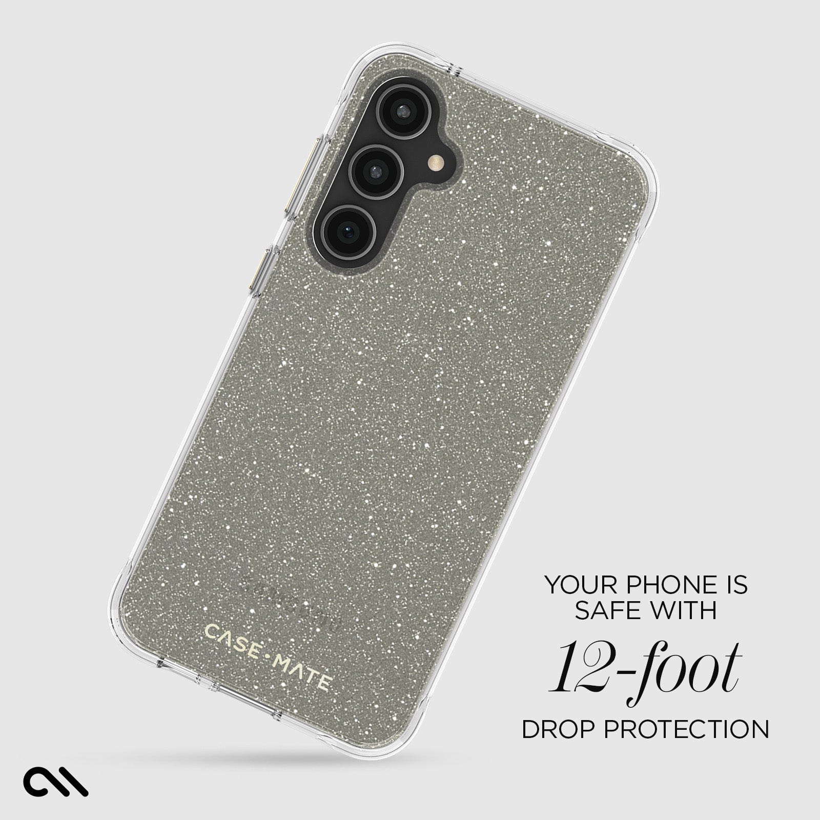 YOUR PHONE IS SAFE WITH 12 FOOT DROP PROTECTION