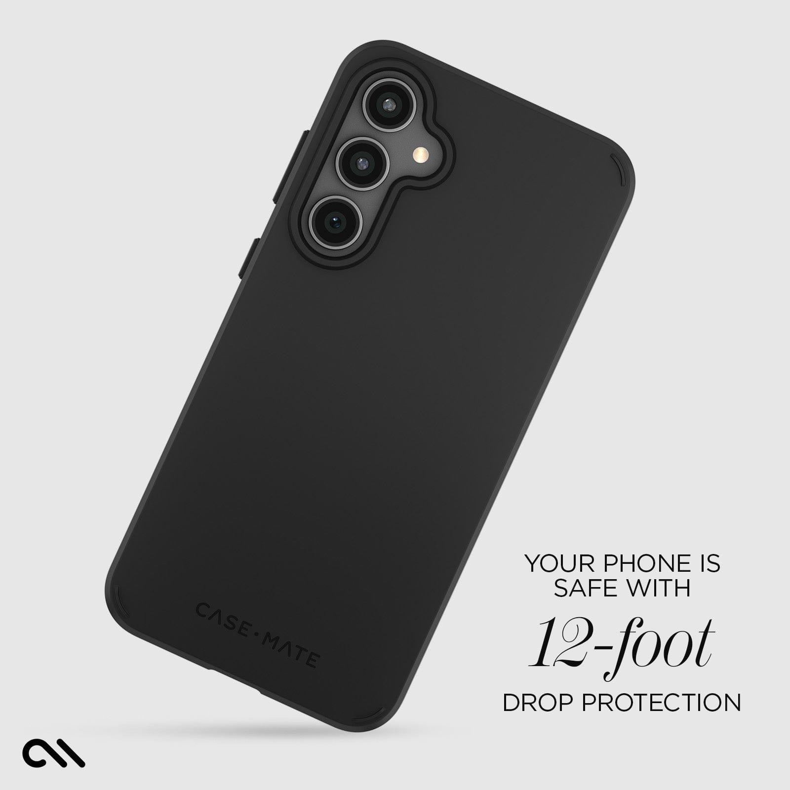 YOUR PHONE IS SAFE WITH 12 FOOT DROP PROTECTION