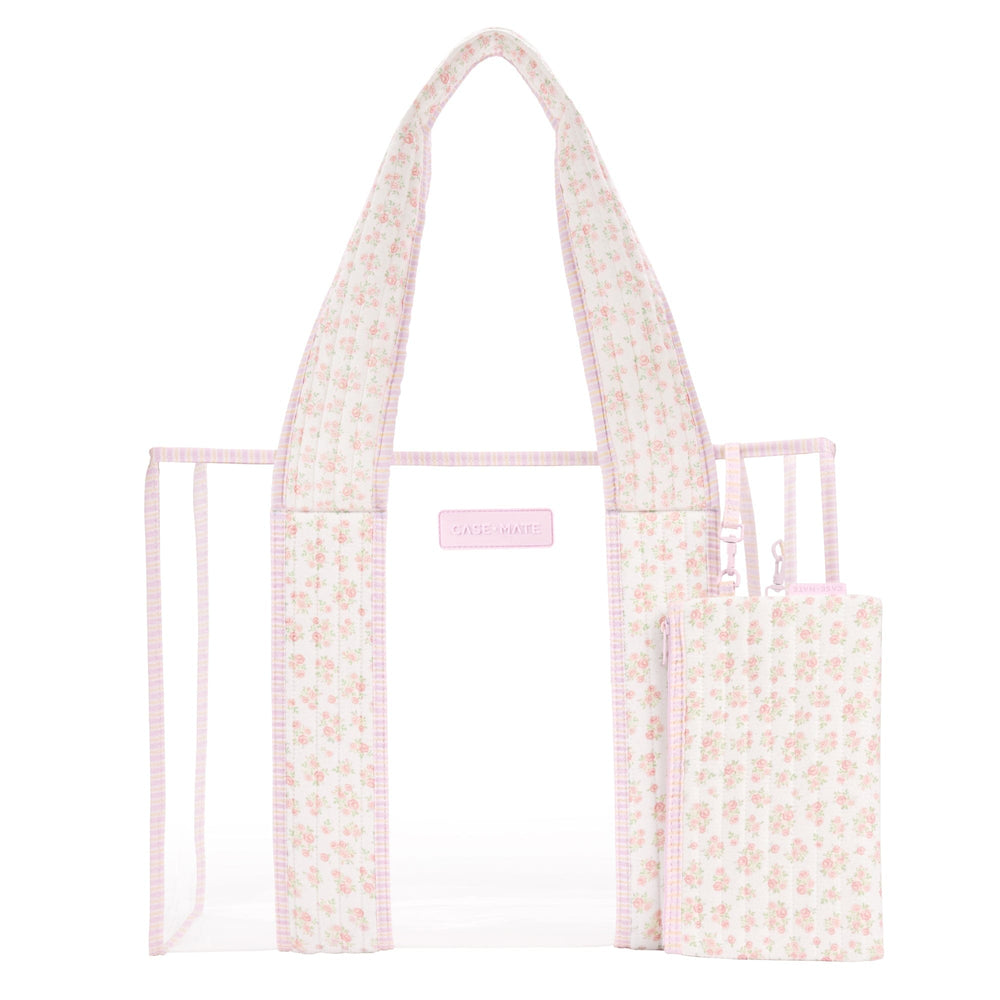 Set of two floral-patterned bags on a white background
#color_quilted ditsy floral