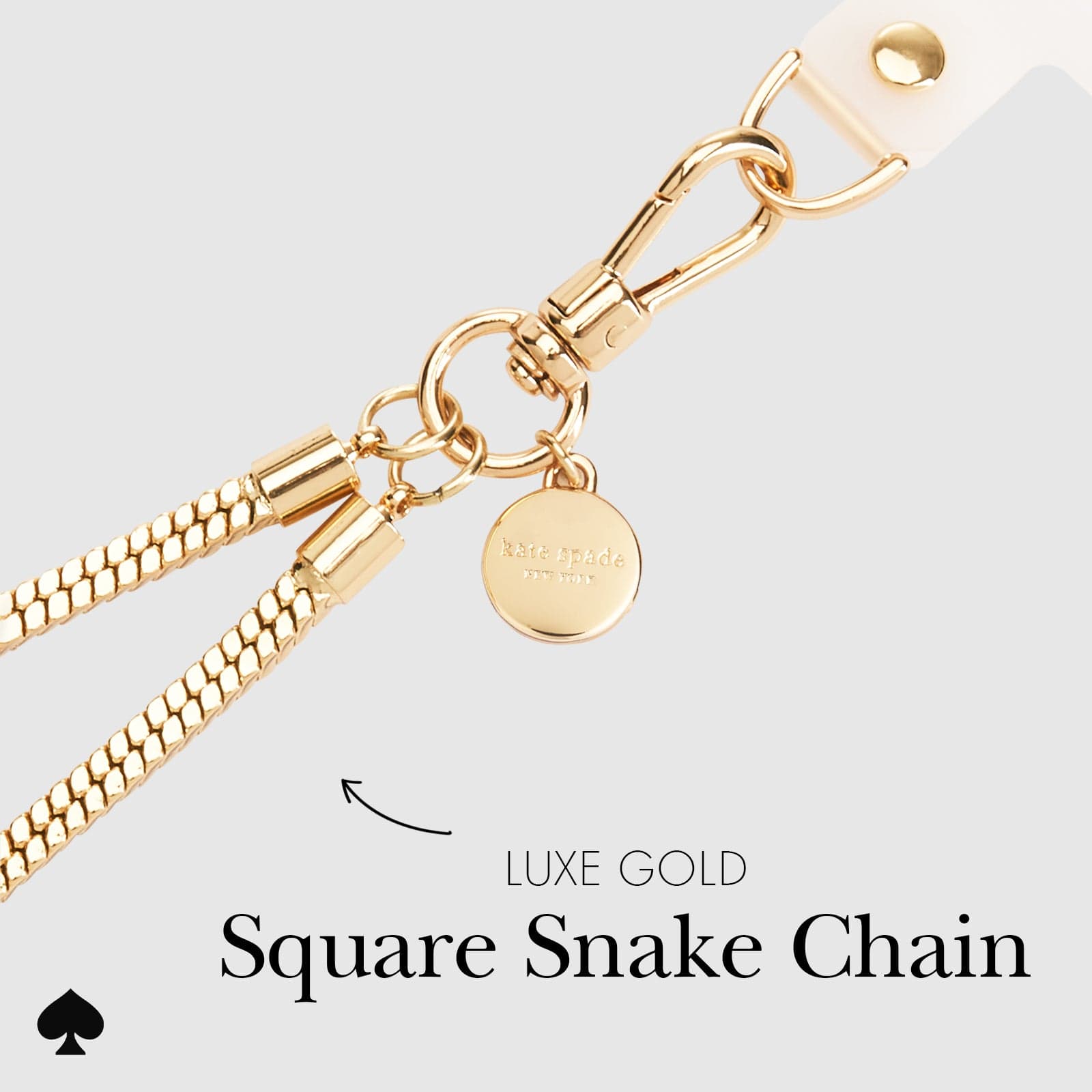 LUXE GOLD SQUARE SNAKE CHAIN