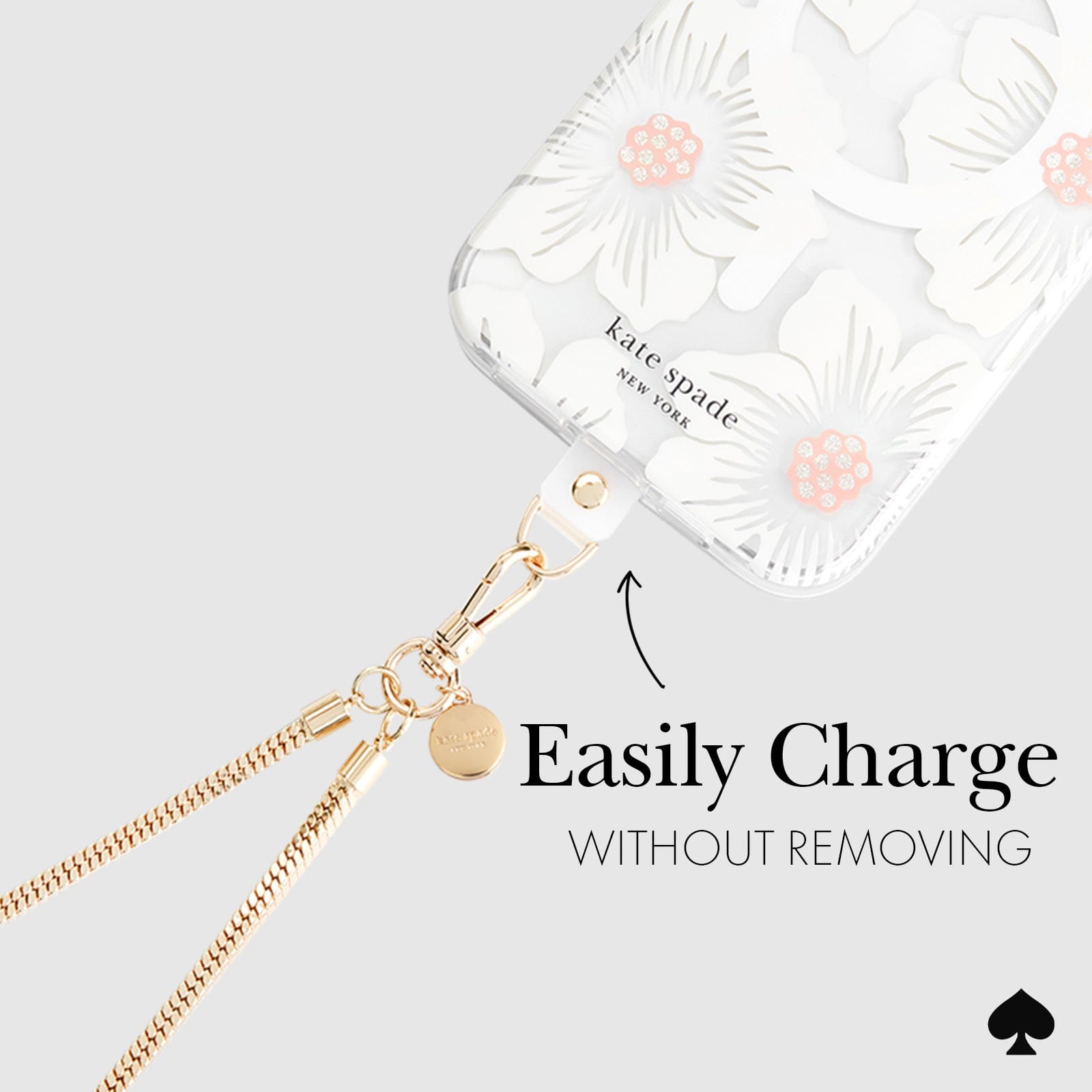 EASILY CHARGE WITHOUT REMOVING