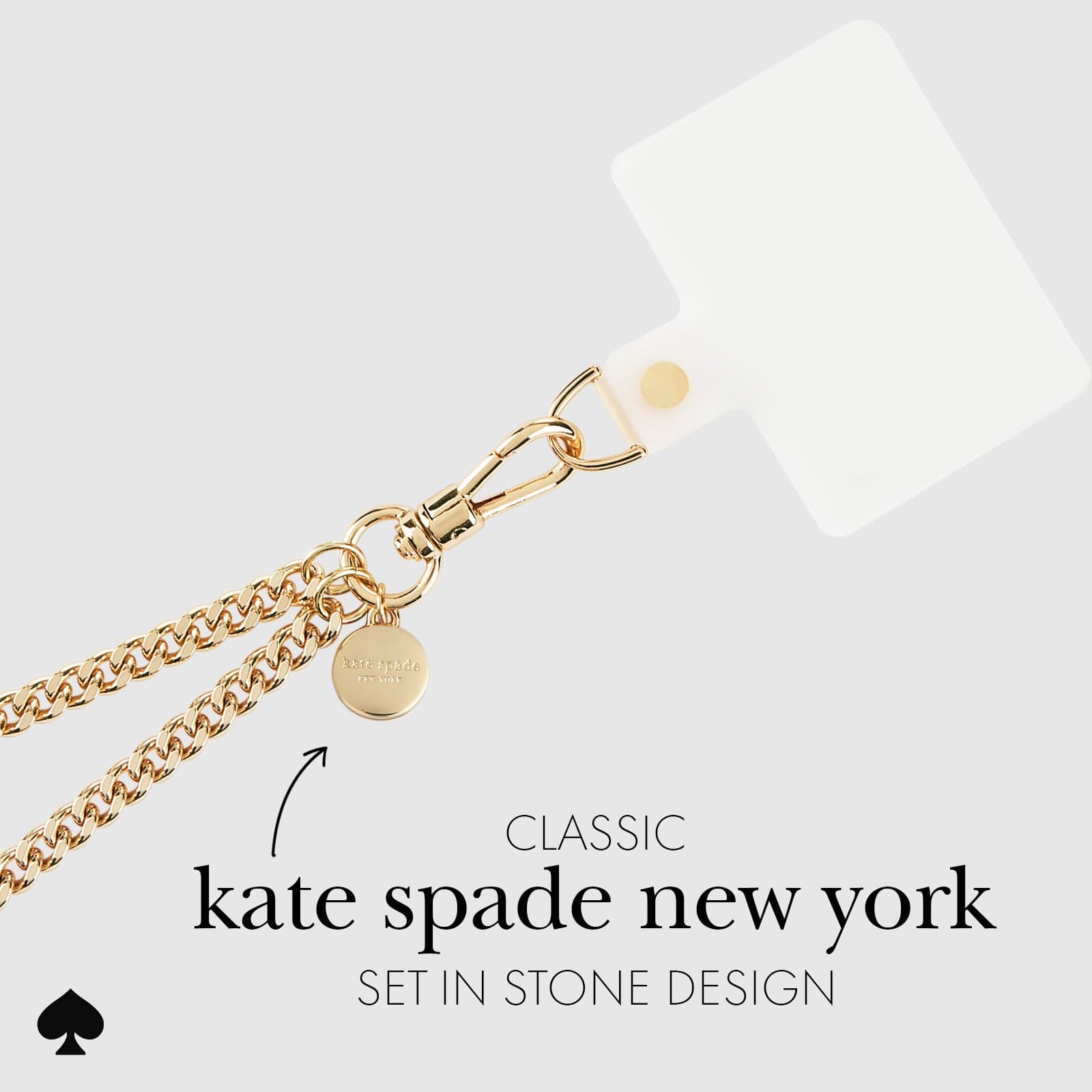 CLASSIC KATE SPADE NEW YORK SET IN STONE DESIGN
